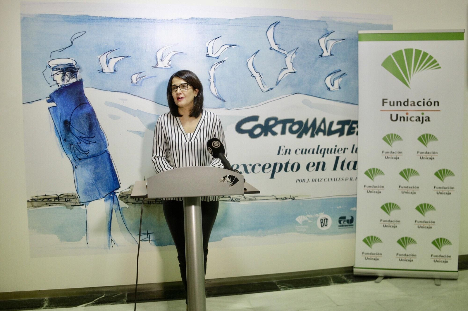 Emilia Garrido, responsable de Artes Plásticas y Espacios Museísticos de la Fundación Unicaja.