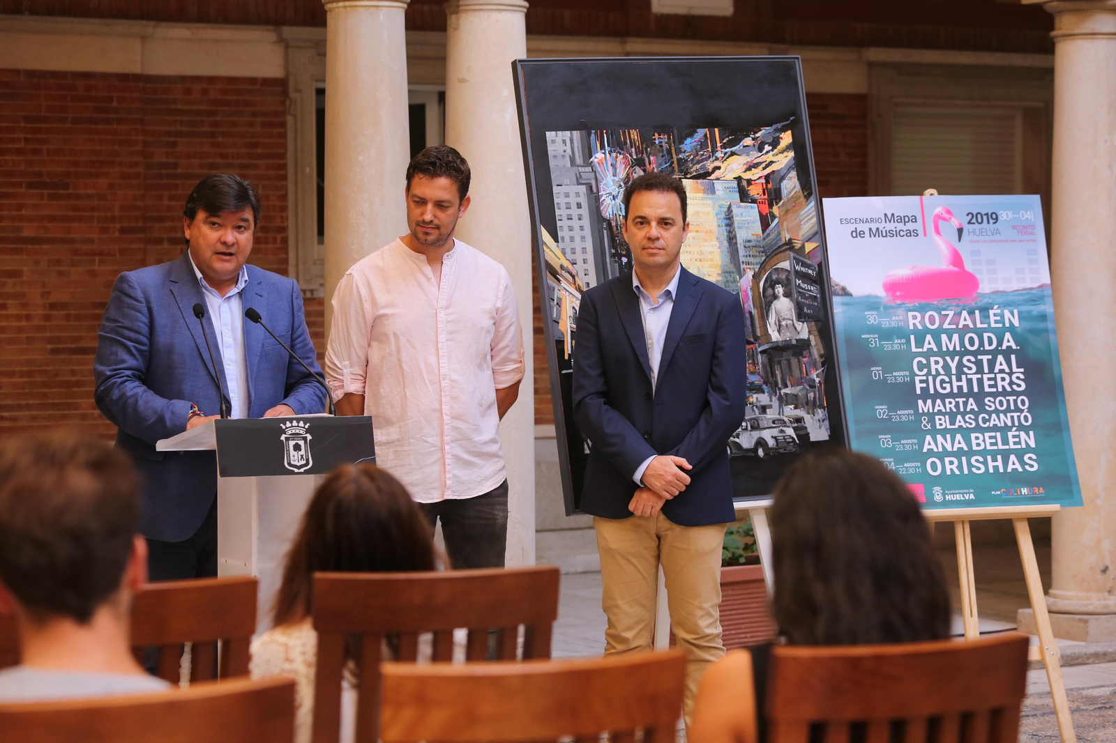 Presentación del cartel de las Fiestas Colombinas 2019 en imágenes