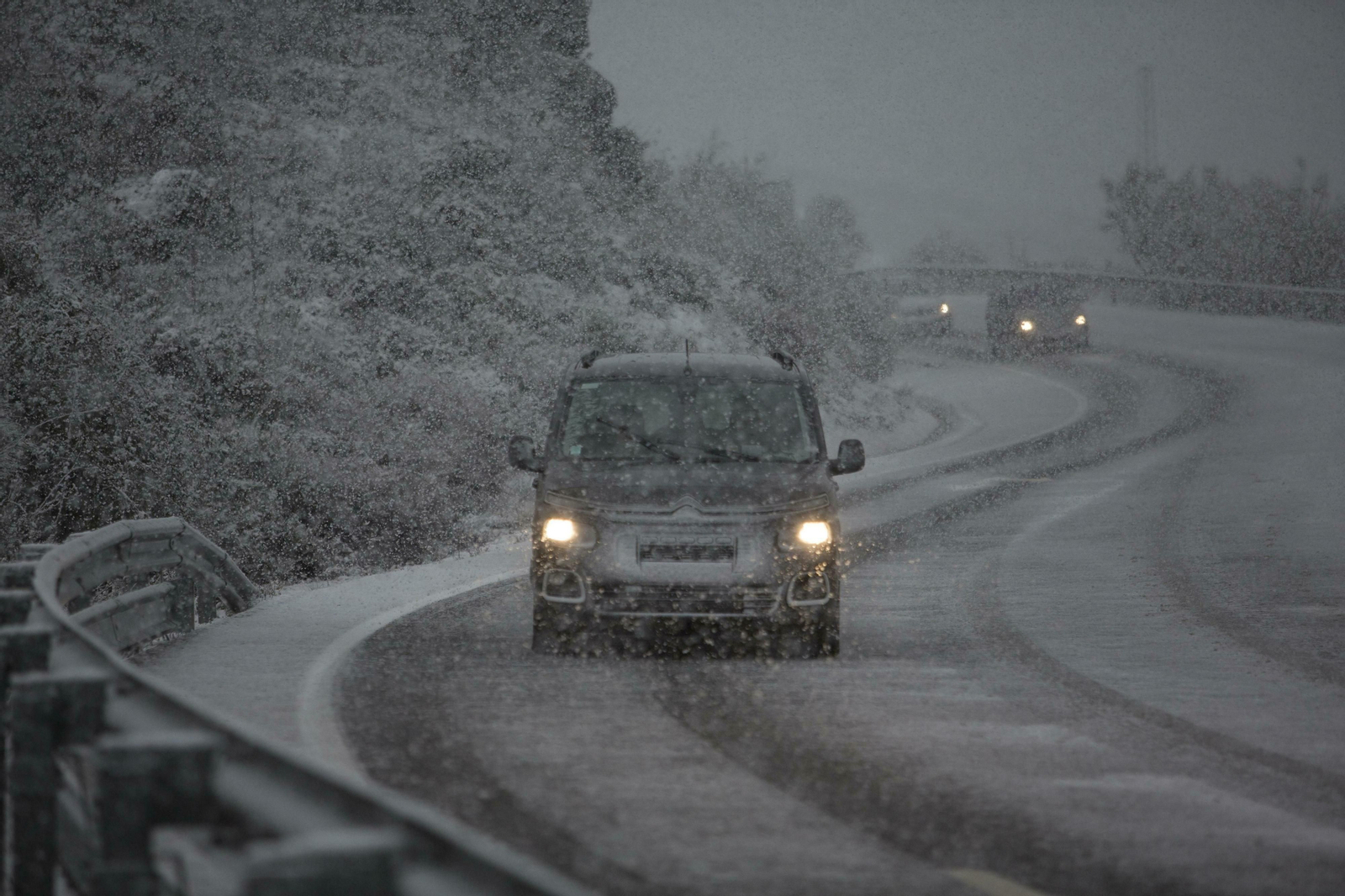 Fotos de la nieve en Ronda