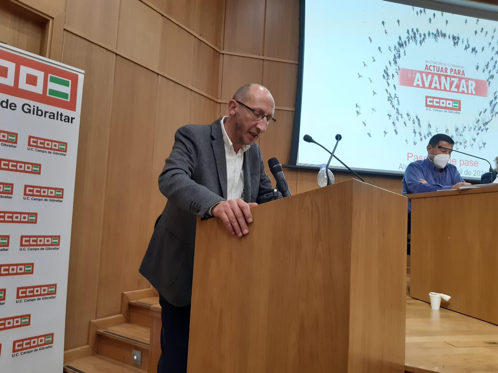 Manuel Triano, secretario comarcal de CCOO.