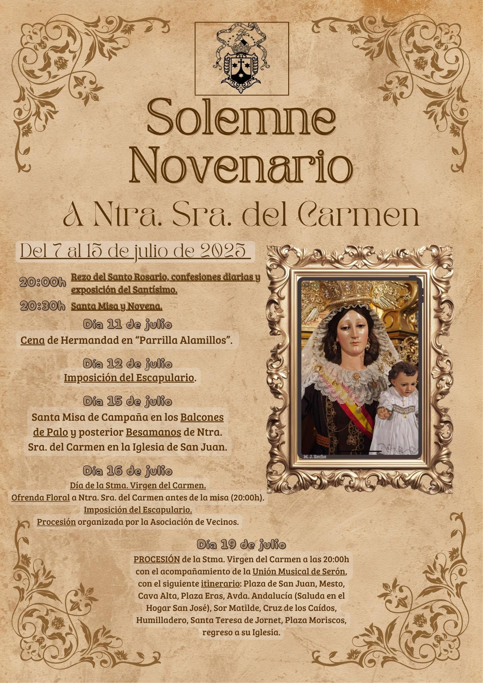 Orla de Cultos Virgen del Carmen de Baza 2025 Orla de Cultos Virgen del Carmen de Baza 2025