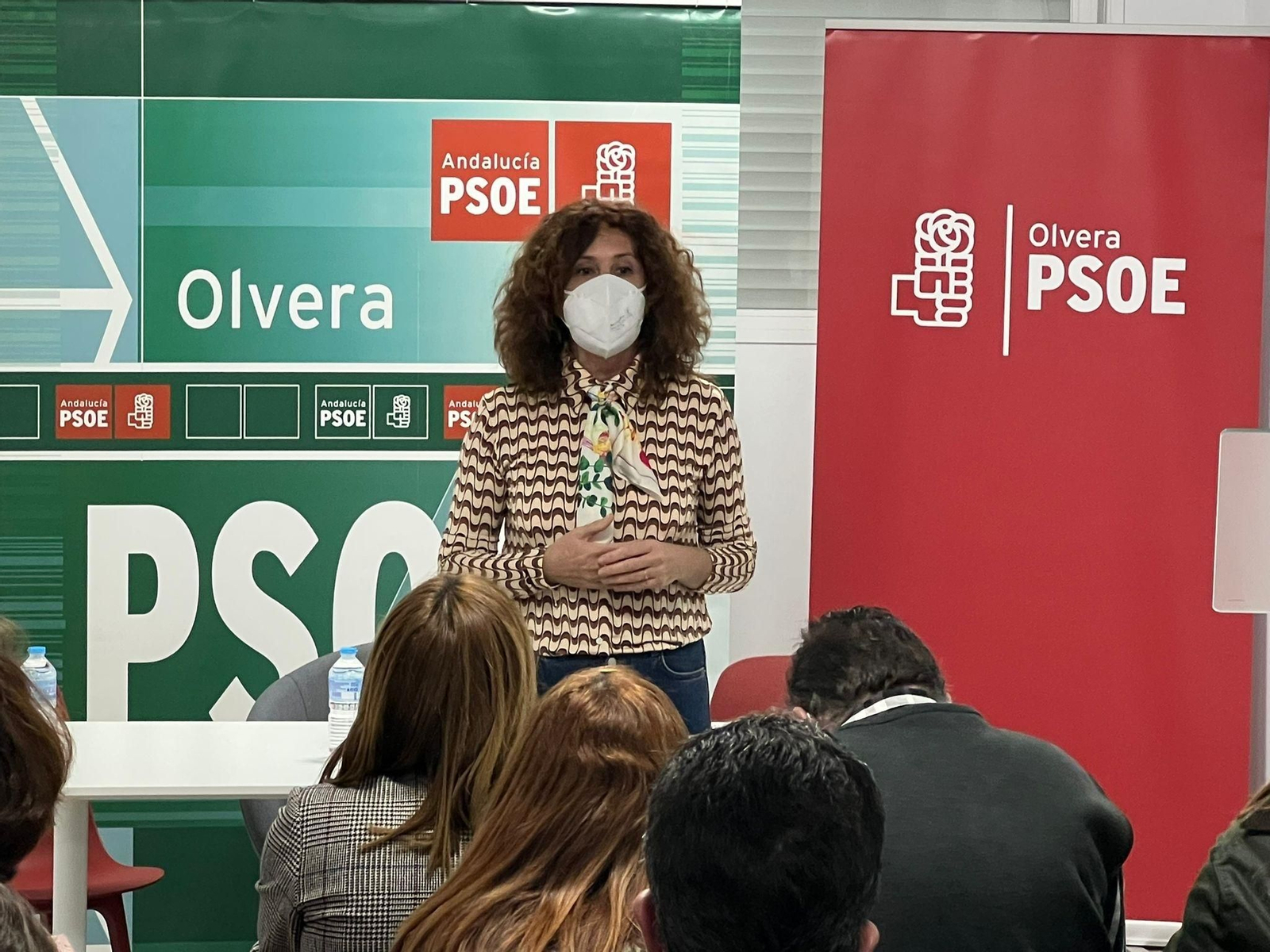 La nueva secretaria general de los socialistas de Olvera, Remedios Palma.