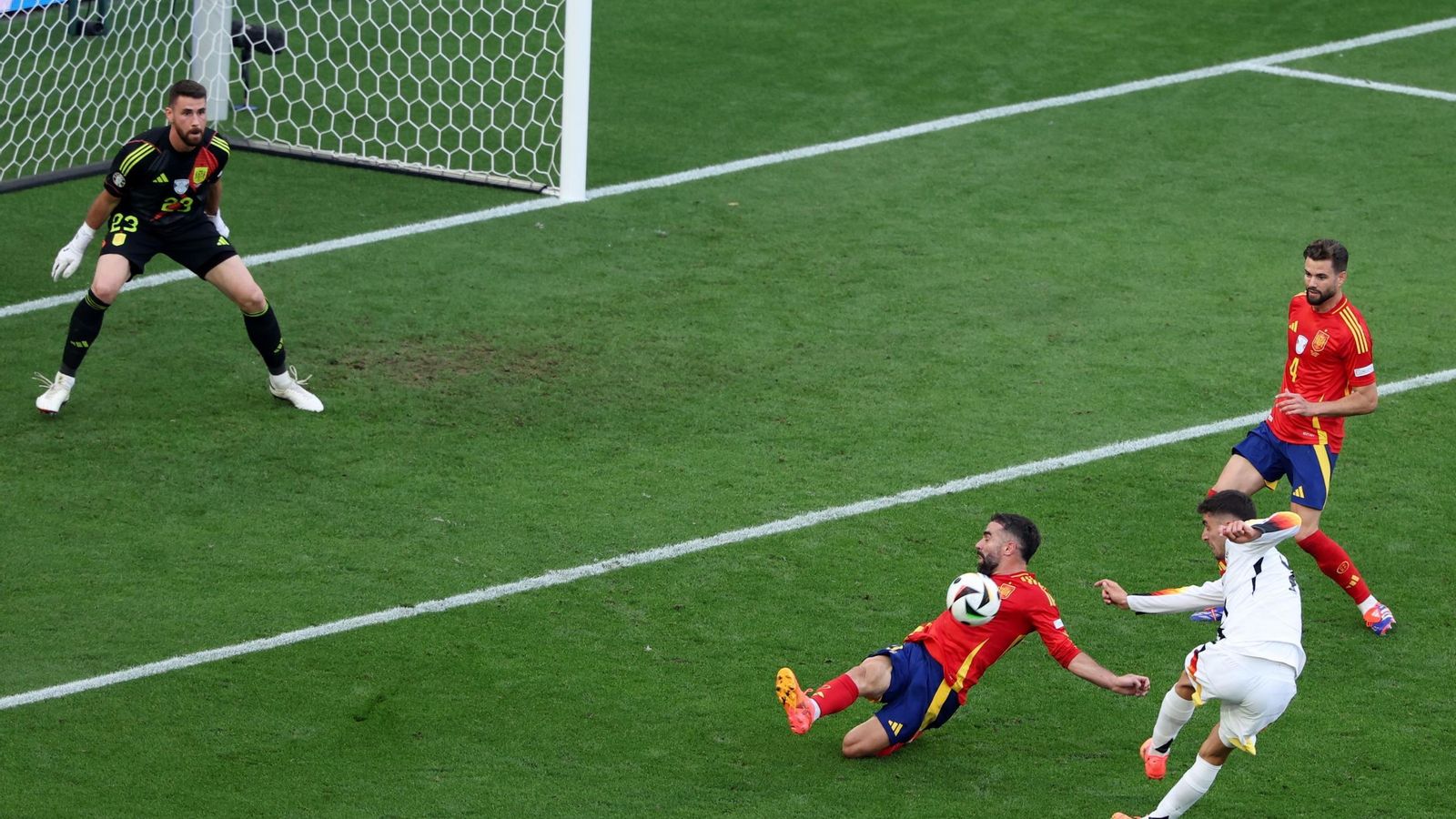 Las mejores fotos del España - Alemania