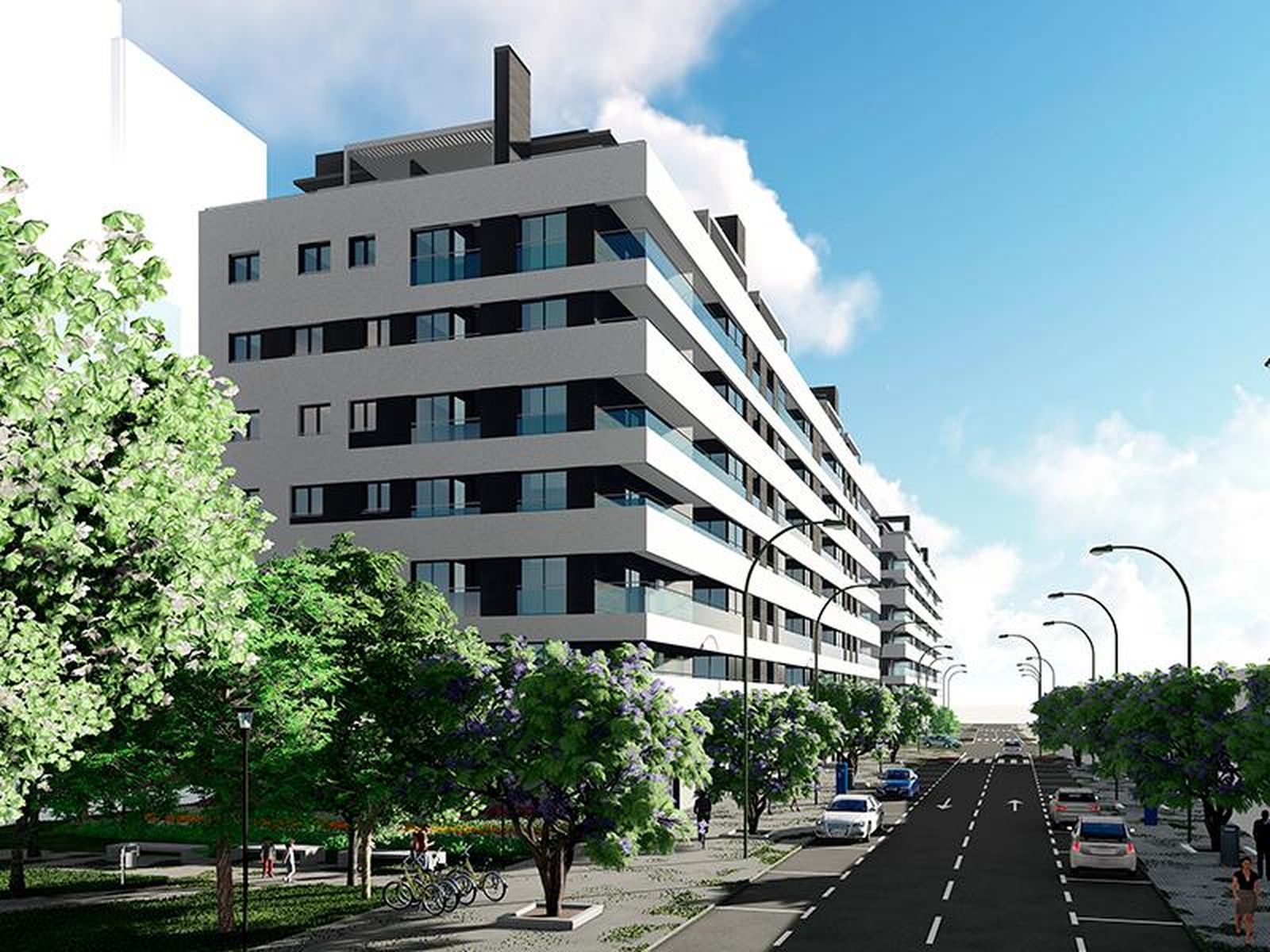 Proyección de las obras del espacio Residencial Terralmar Málaga