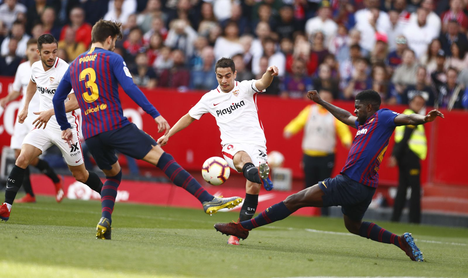 El Sevilla-Barcelona, en imágenees