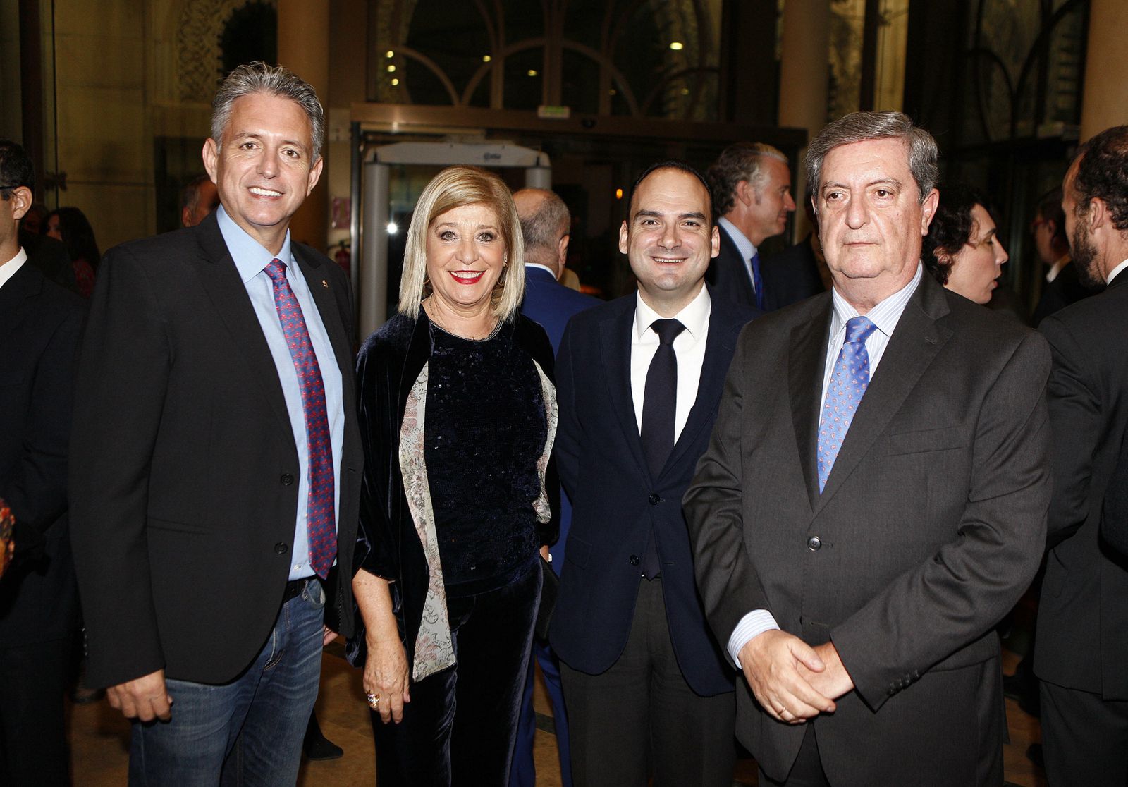 Juan Manuel Nieblas, Blanca Fernández, Rafael Belmonte y Jose Mª Rueda.