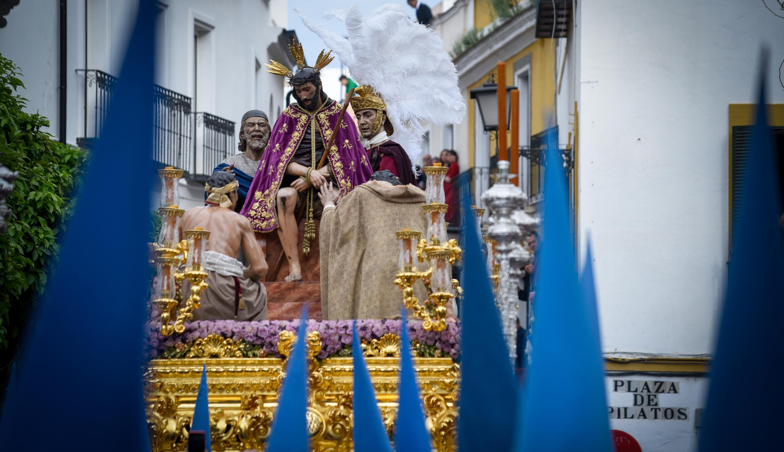 Las imágenes de la Hermandad de San Esteban en la Semana Santa de Sevilla 2024