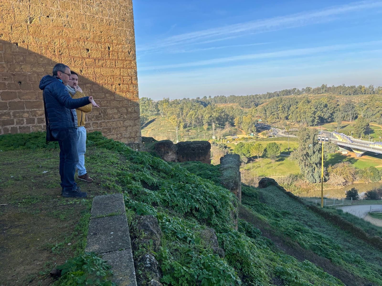 La torre del Homenaje del castillo de Alcalá.