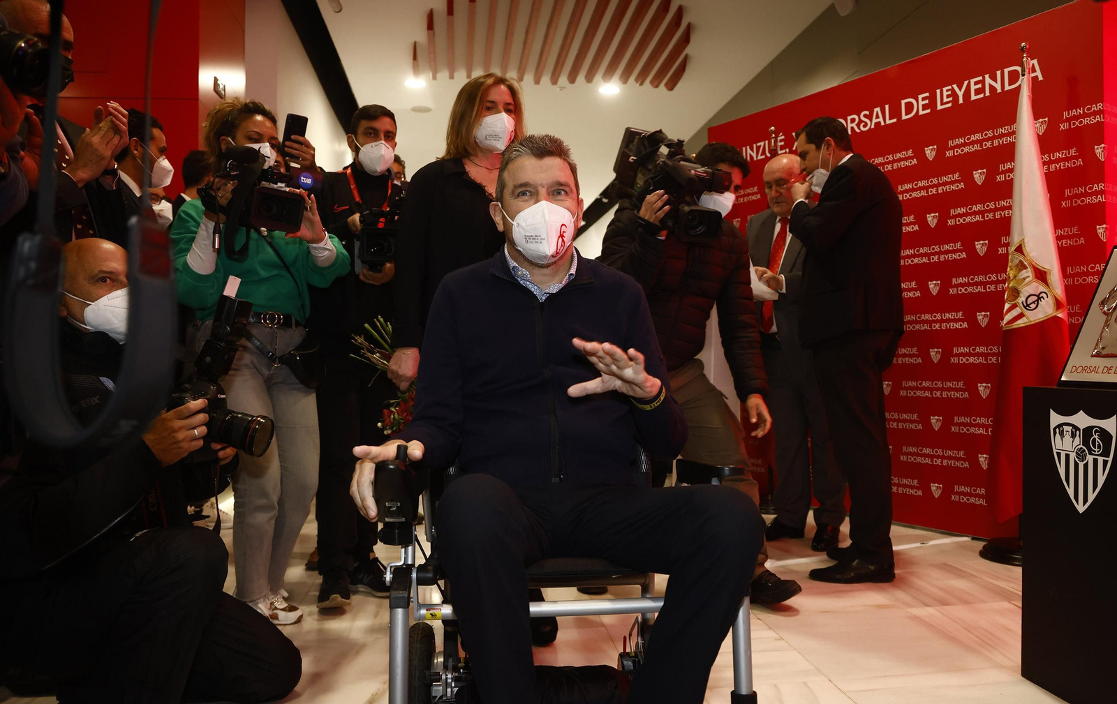 Las imágenes de Juan Carlos Unzué, Dorsal de Leyenda del Sevilla fc