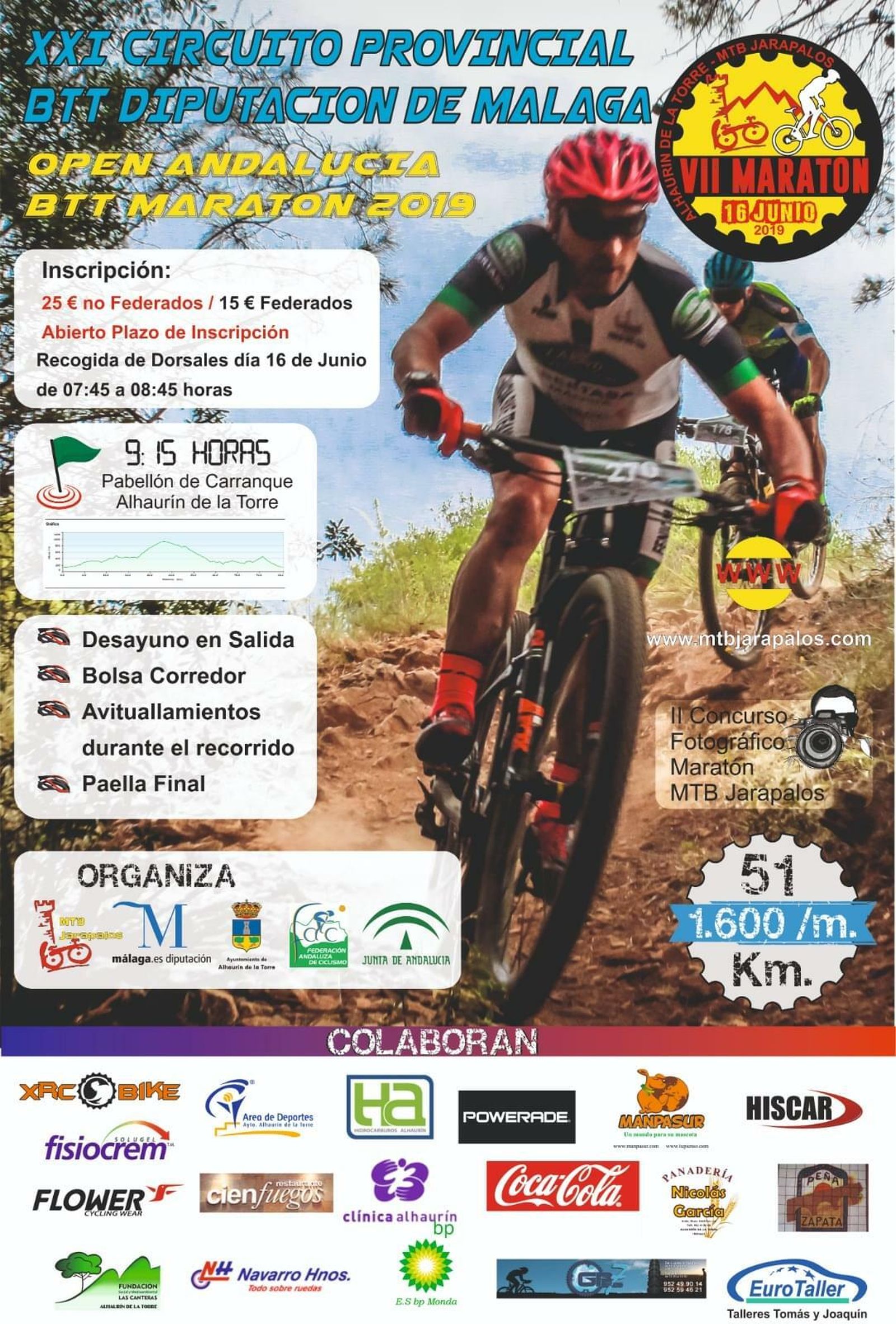 Cartel de la VII Maratón MTB Alhaurín de la Torre