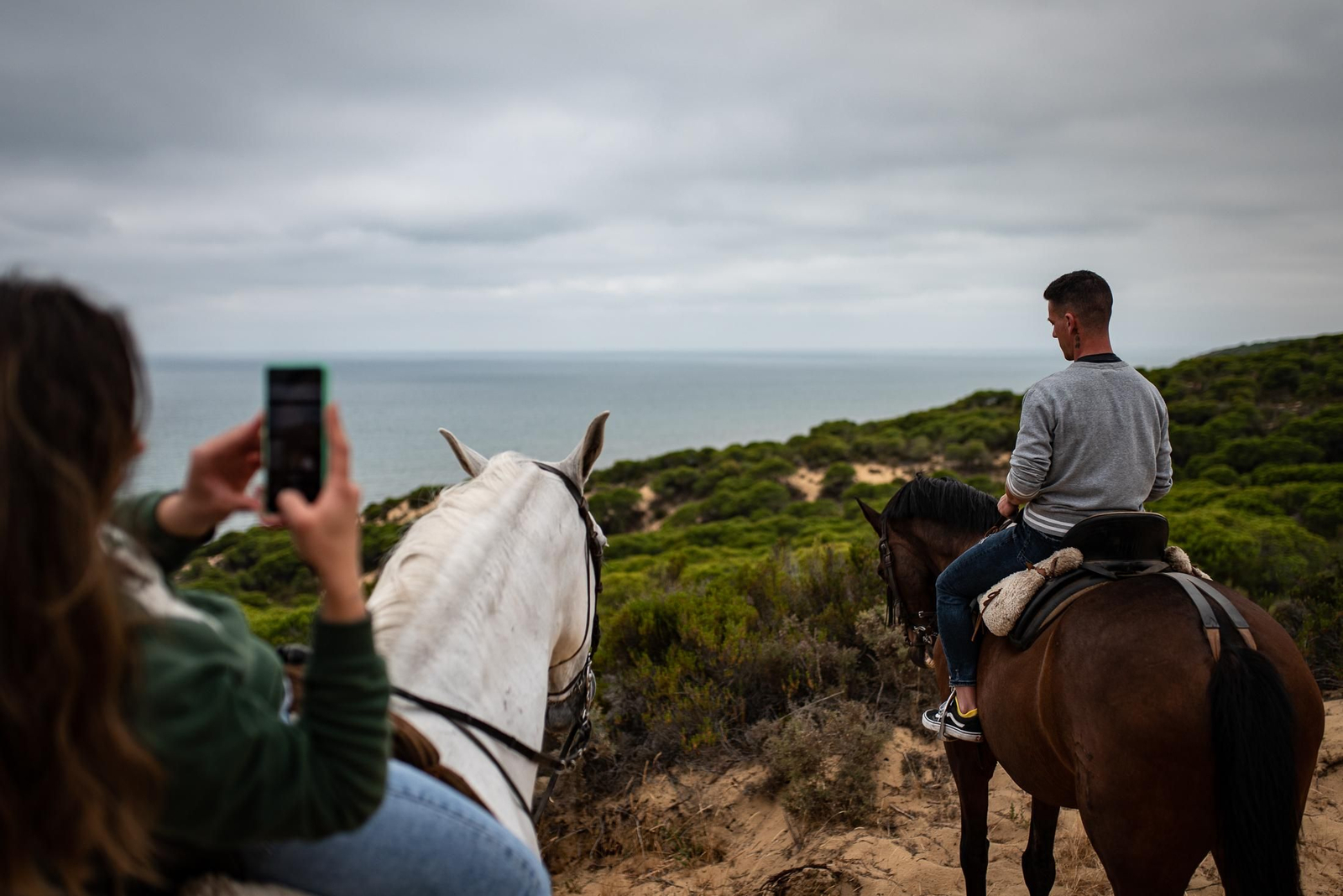 Un paseo a caballo por Doñana en imágenes
