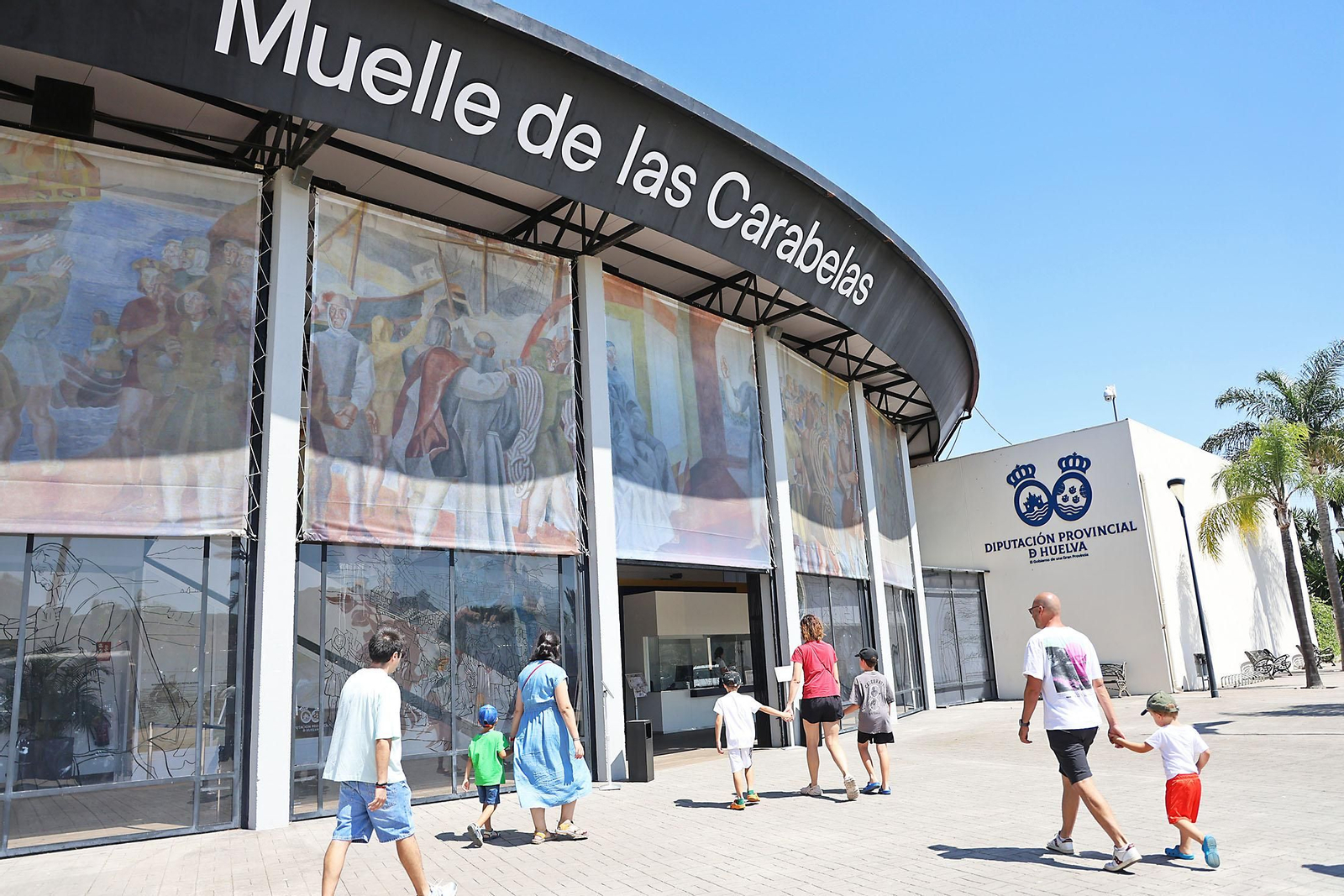 Muelle de las Carabelas, visita obligatoria para el Turismo en Huelva