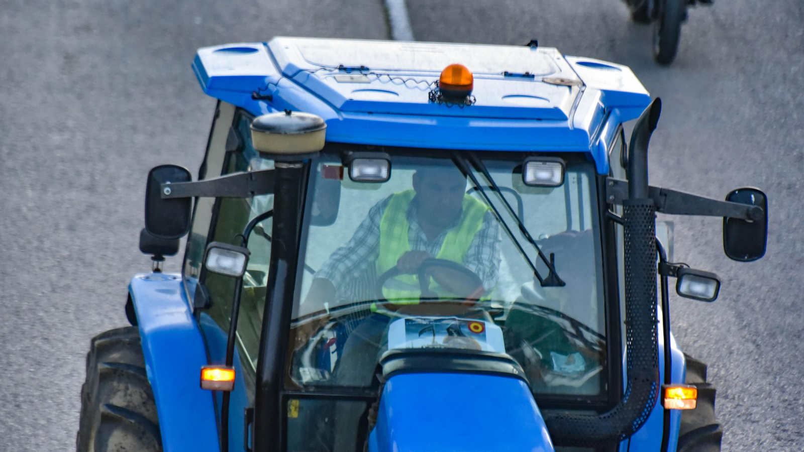 La tractorada del sector primario en Algeciras, en imágenes