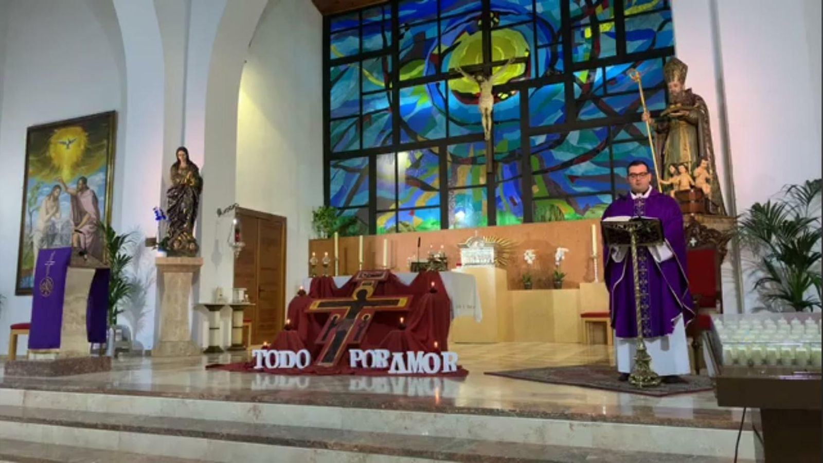 Retransmisión en directo de la Eucaristía en Alhama de Almería.