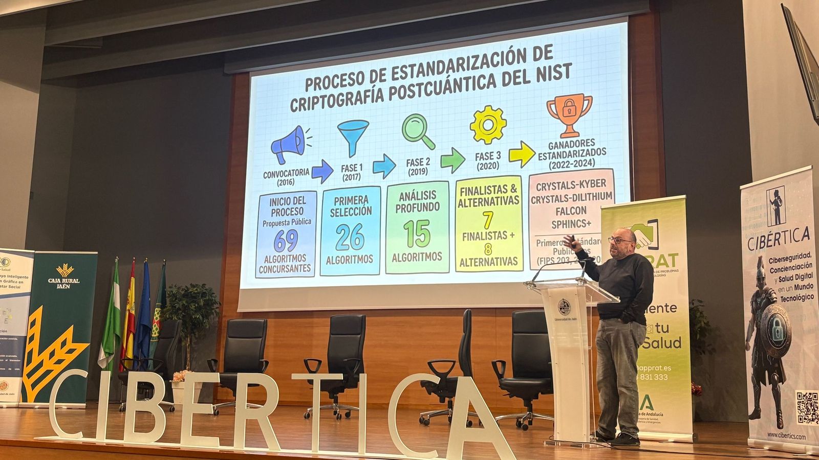 Manuel José Lucena interviene en Cibértica 2026.