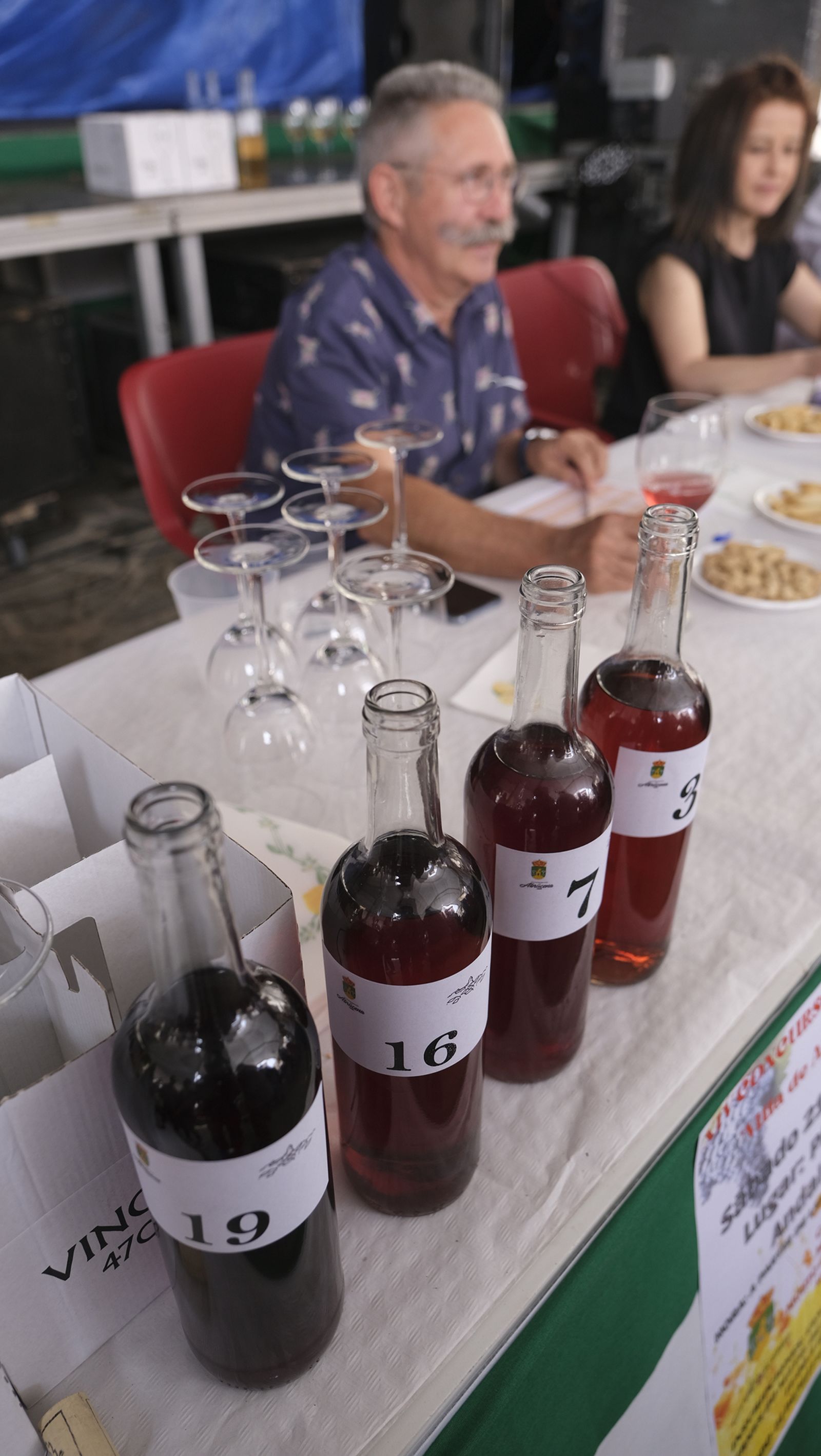 Imágenes del concurso de cata de vinos de las Fiestas de Abrucena 2022