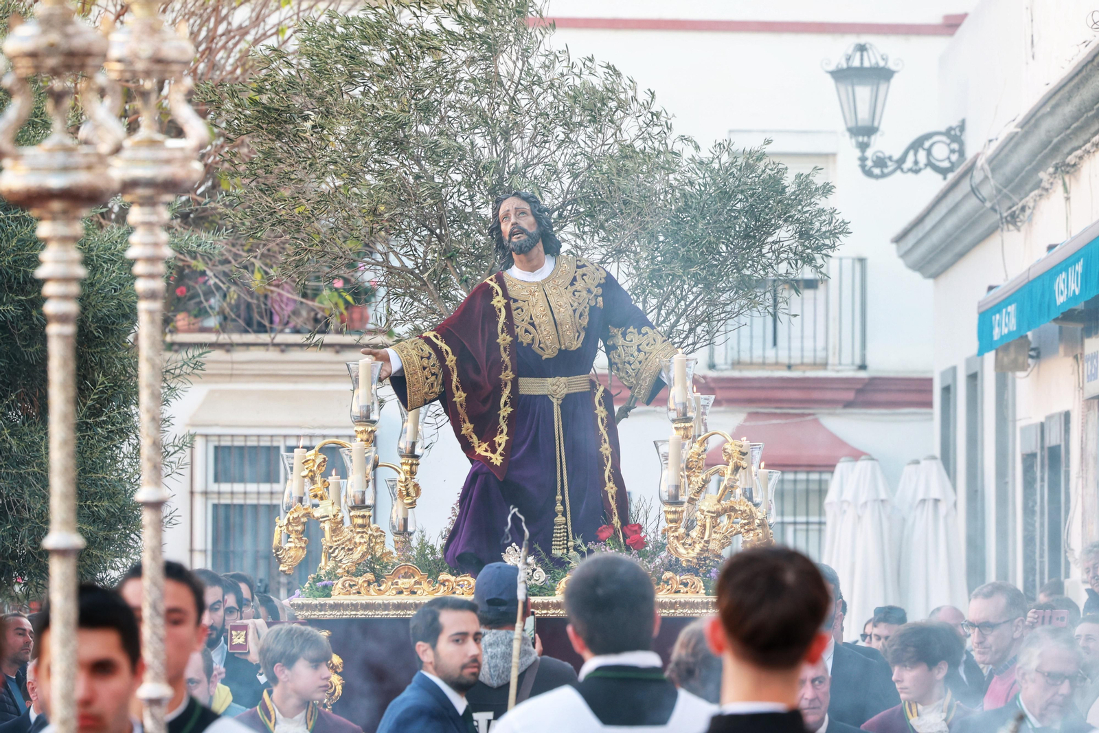 Las imágenes del vía crucis del Huerto en San Fernando