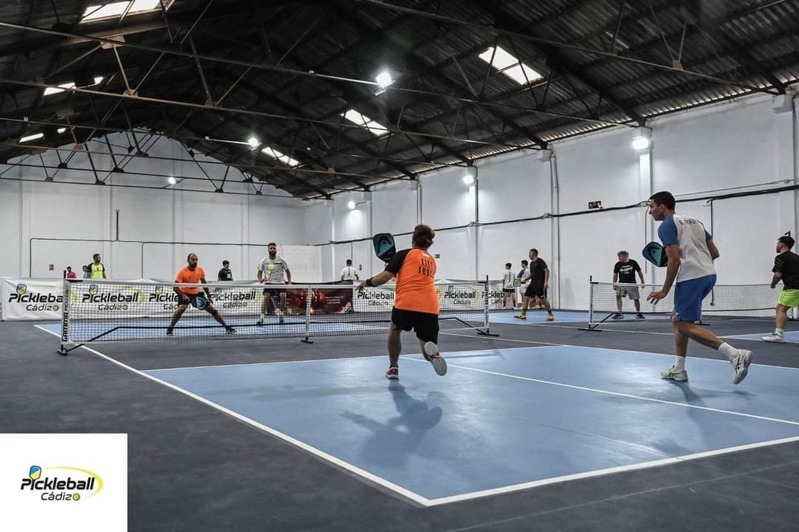 Un partido de pickleball en Cádiz.