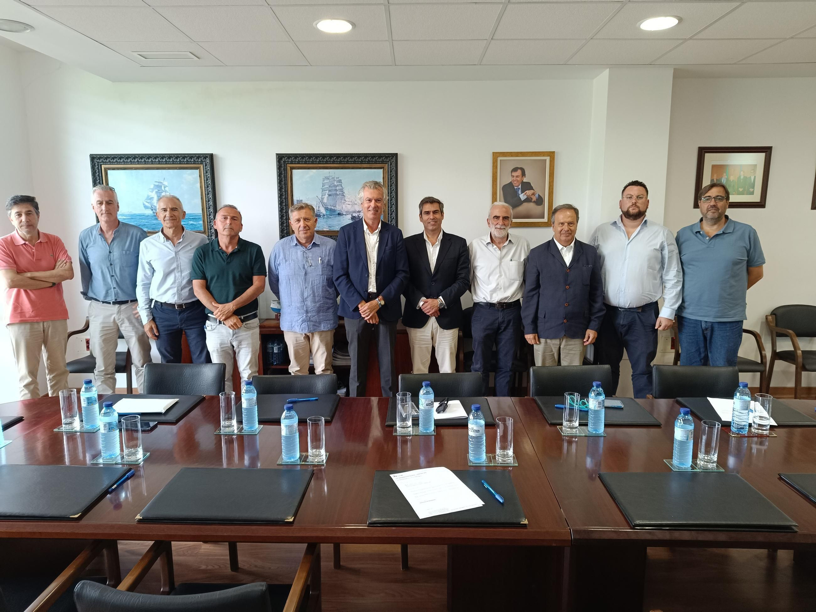 Jornada en ANAMAR con el Director y el Subdirector de Pesca de la Junta de Andalucía.
