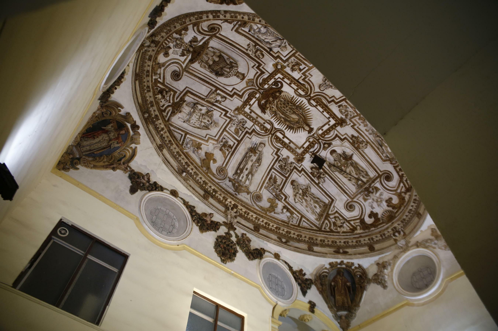 Imágenes de la cúpula del convento de la Merced