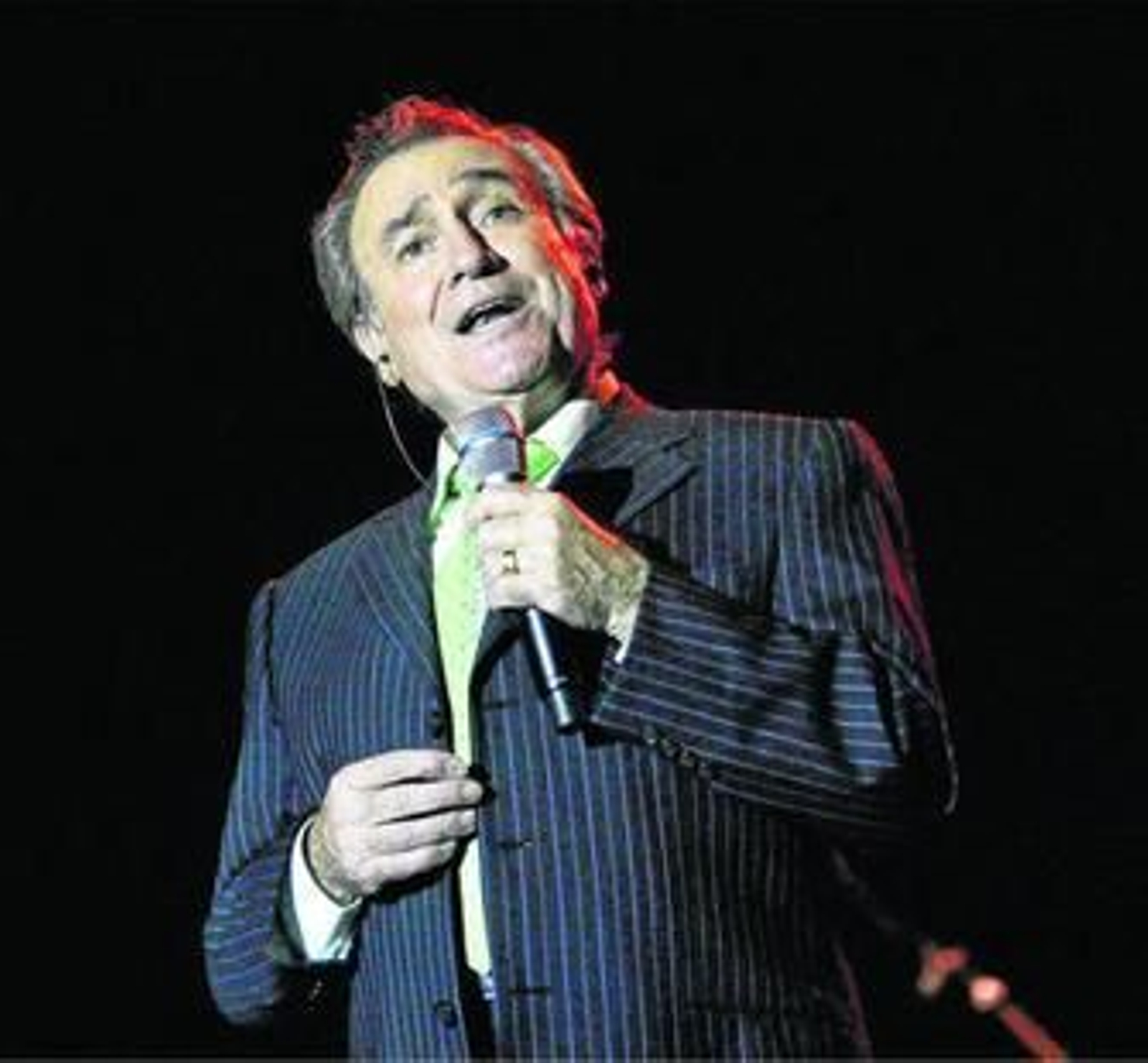 Manolo Escobar, en un concierto en 2007.