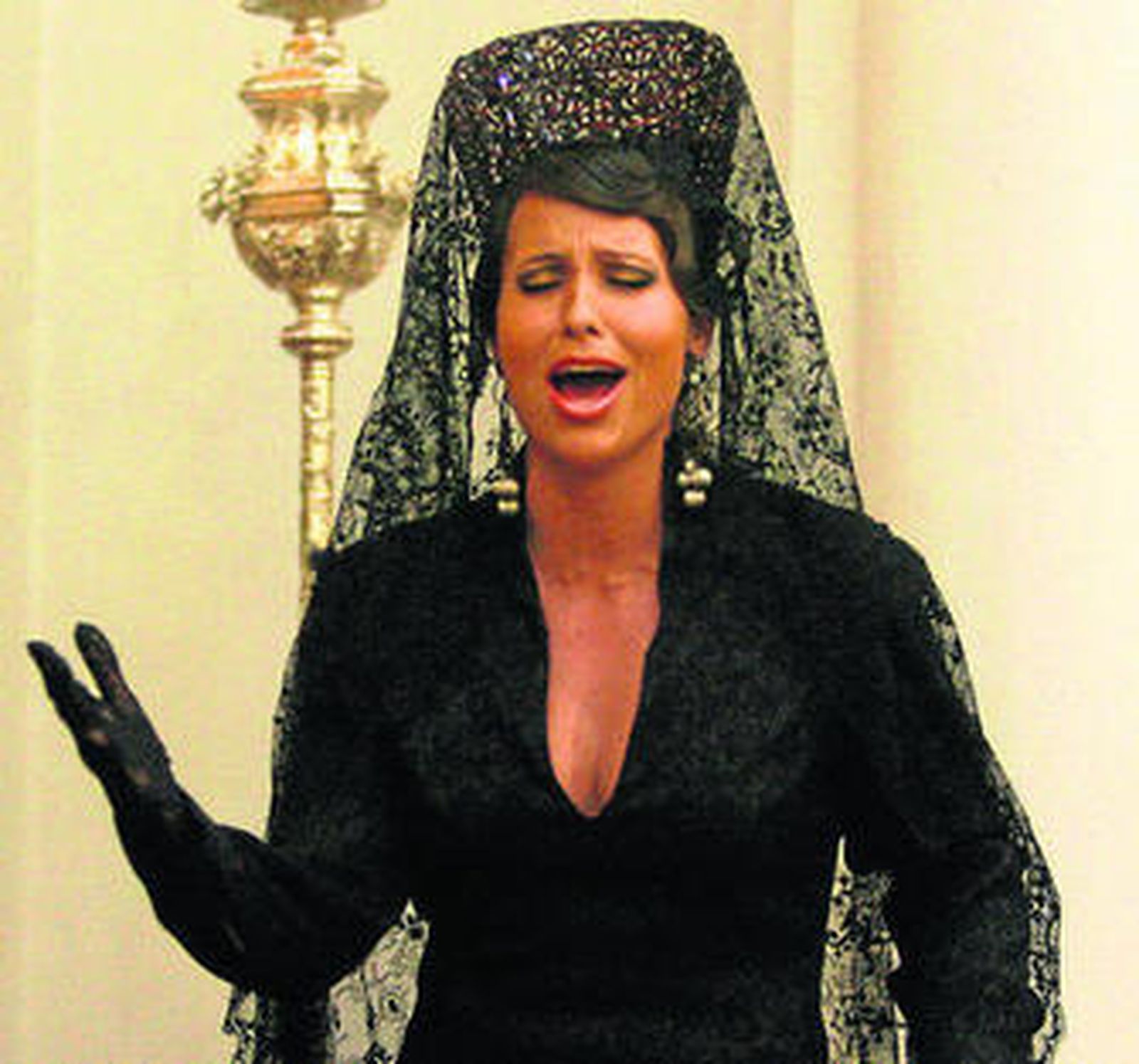 La saetera Ana García Caro.