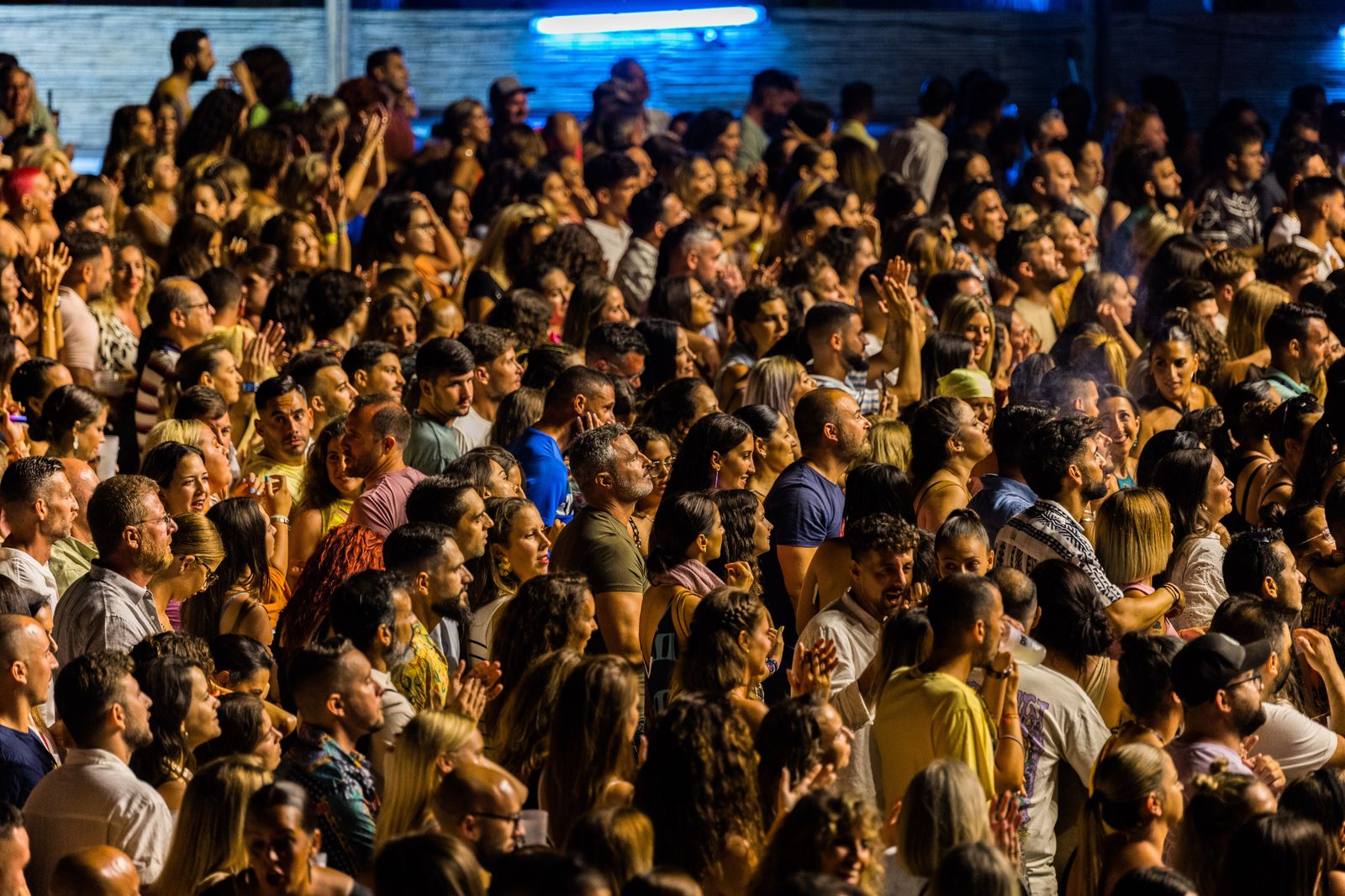 Raúle, en concierto en el Bahía Sound de San Fernando