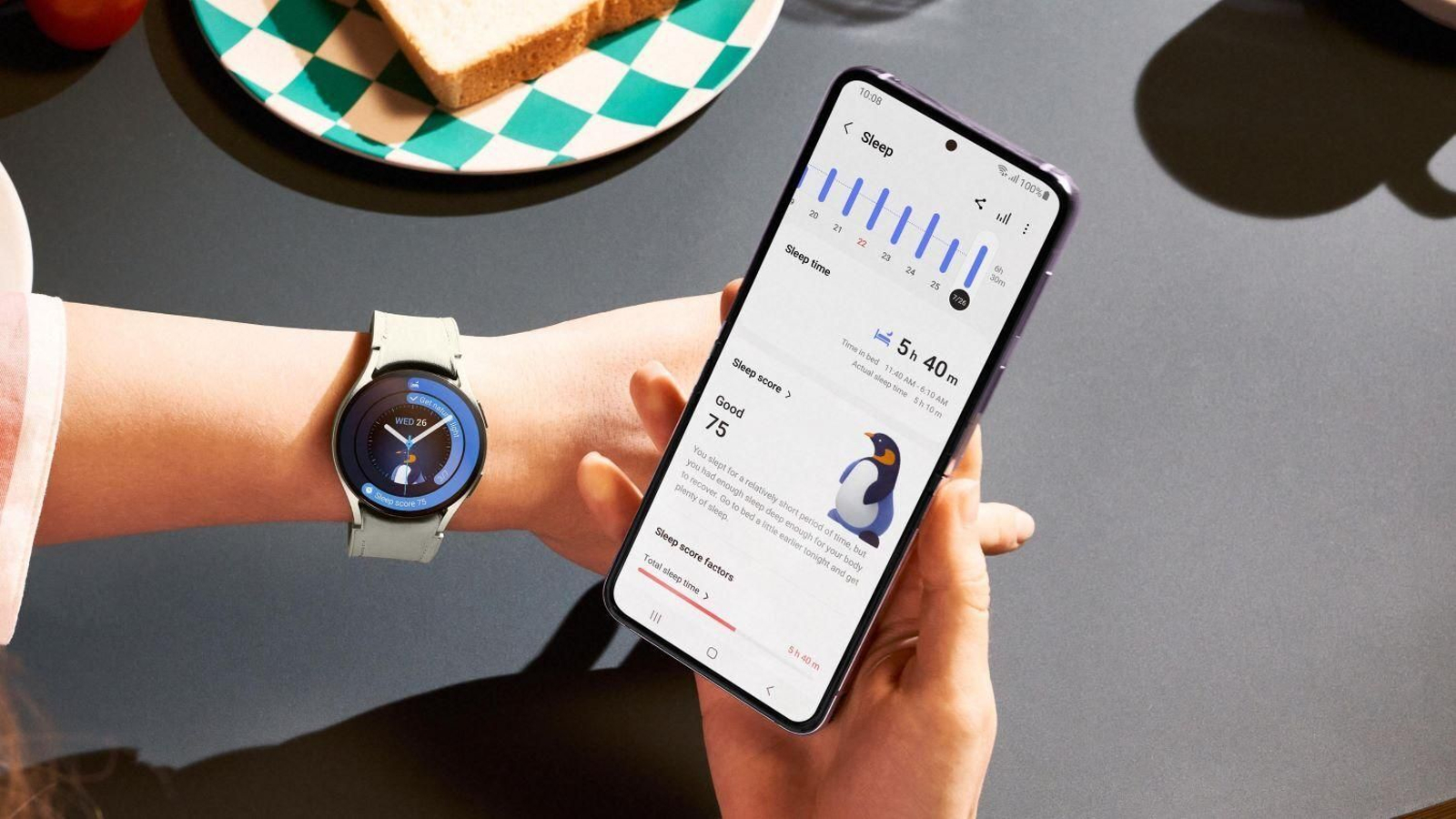 Samsung Galaxy Z Fold 5 y Watch 6