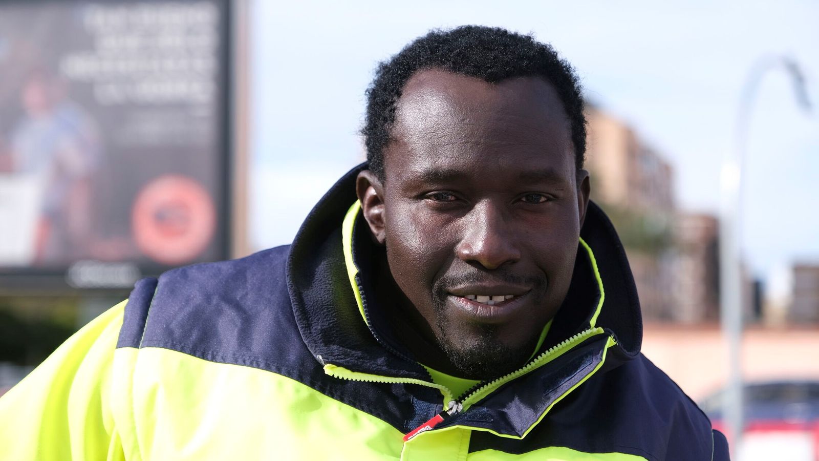 Adama Faye, de cerca.