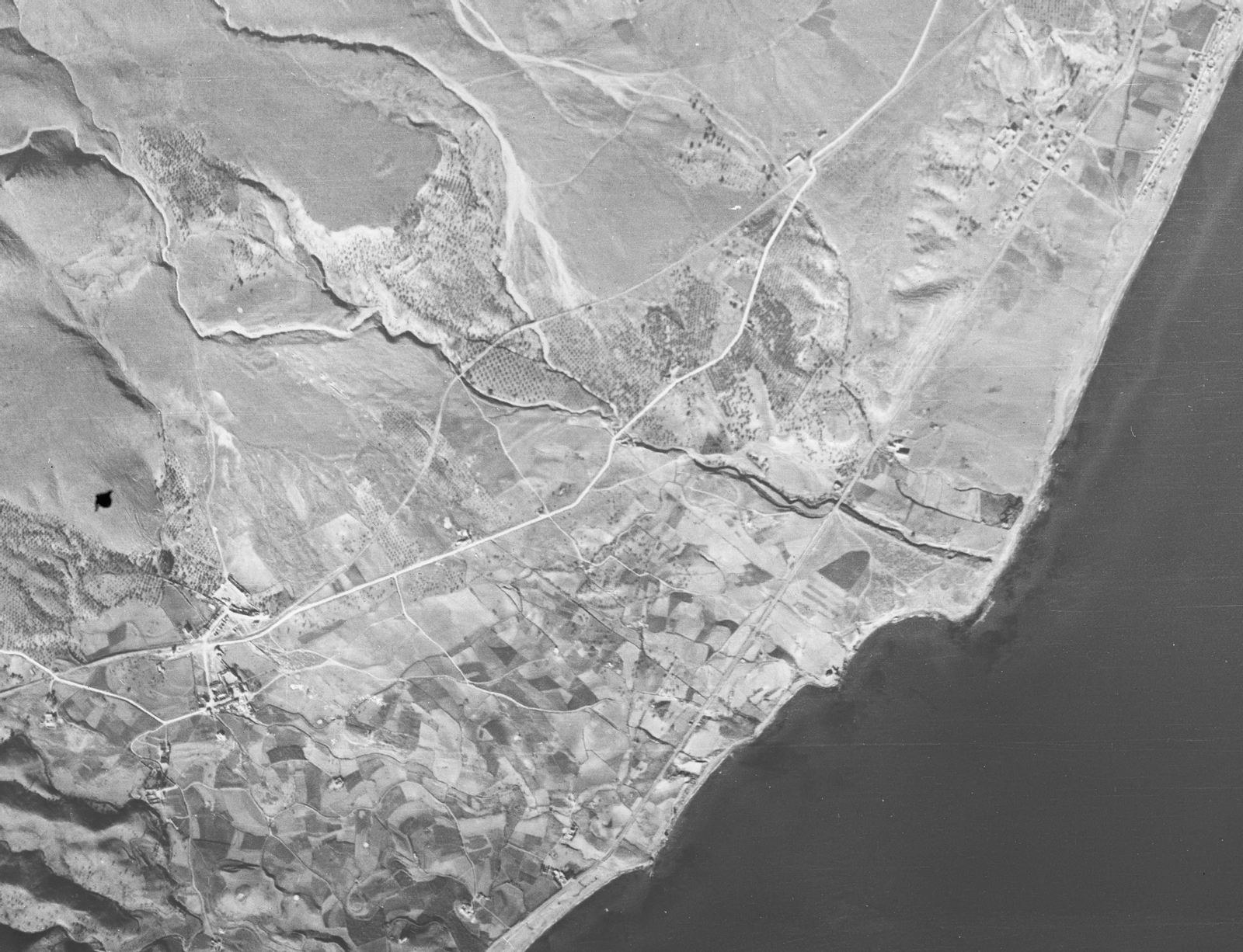 Vista aérea de Benalmádena en 1946 Vista aérea de Benalmádena en 1946