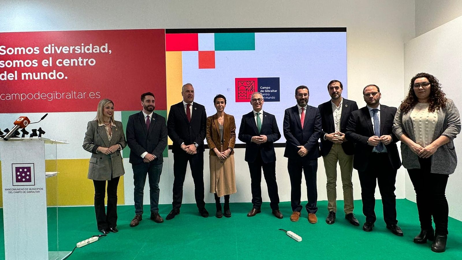 Representantes comarcales en la pasada edición de Fitur.