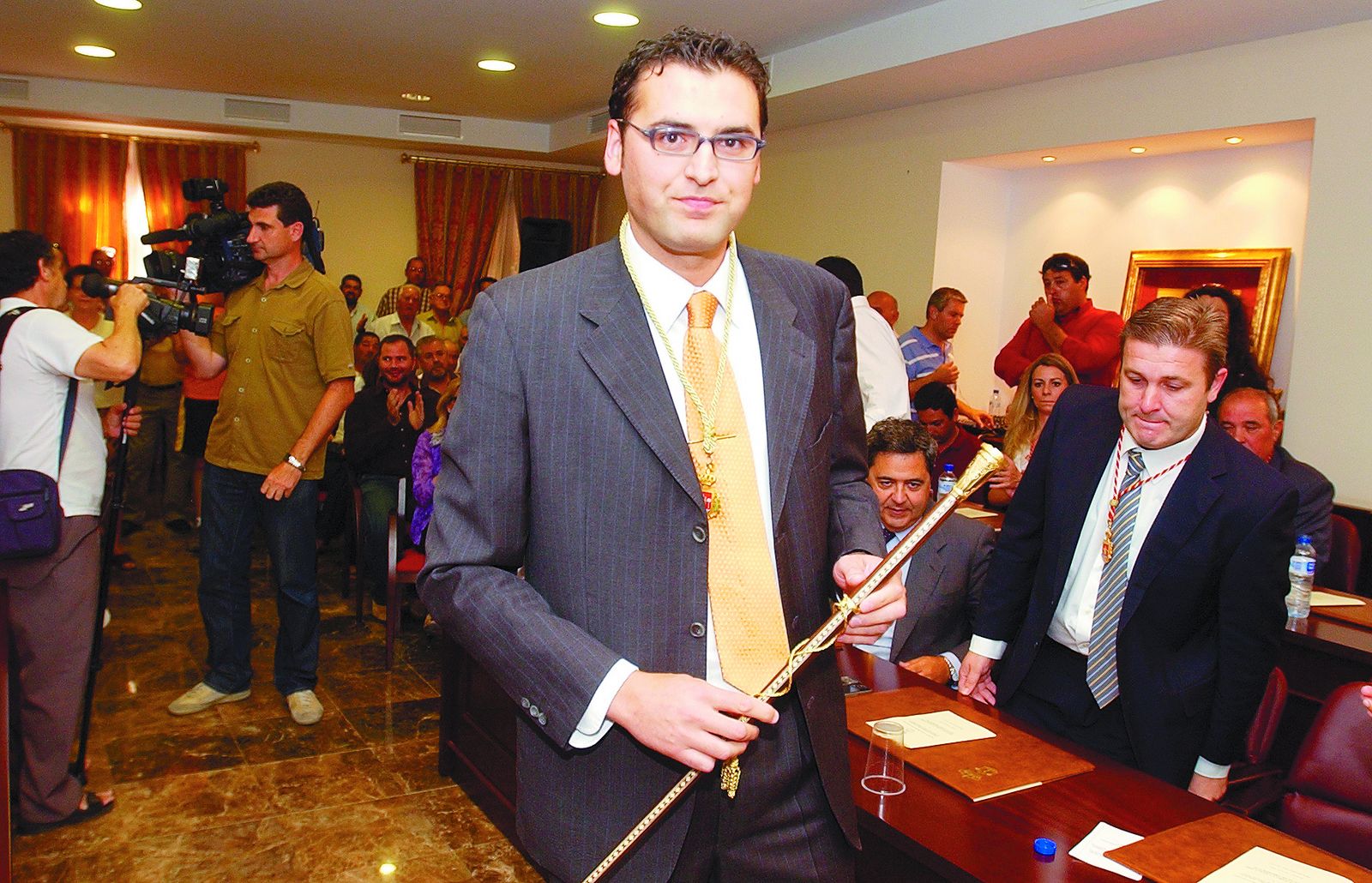 El alcalde de Guillena, Lorenzo Medina.