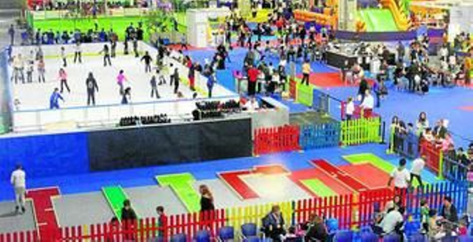 Algunas de las atracciones con las que ha contado la feria infantil MIMA.