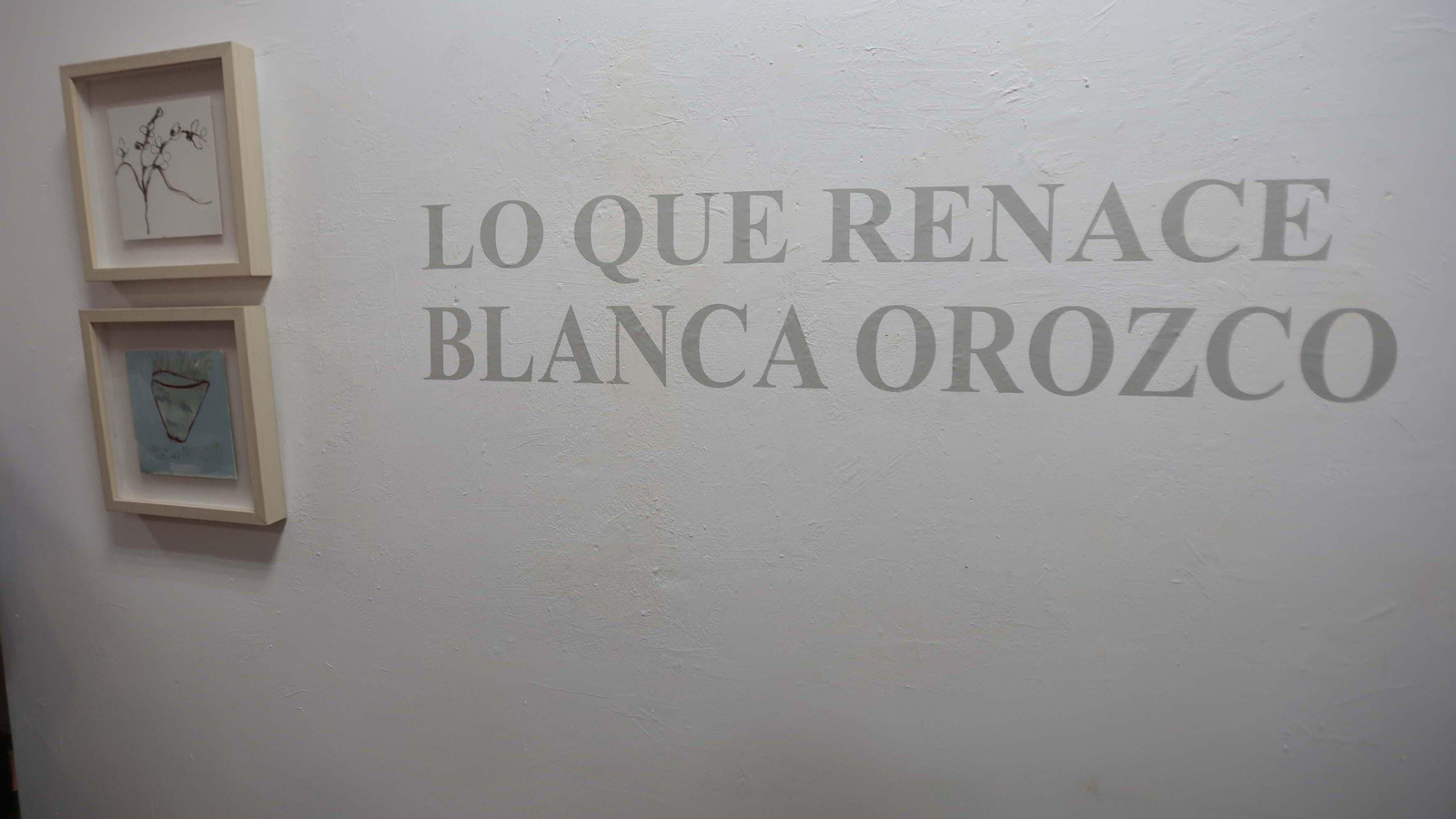Las fotos de la inauguración de la exposición de Blanca Orozco "Lo que renace"