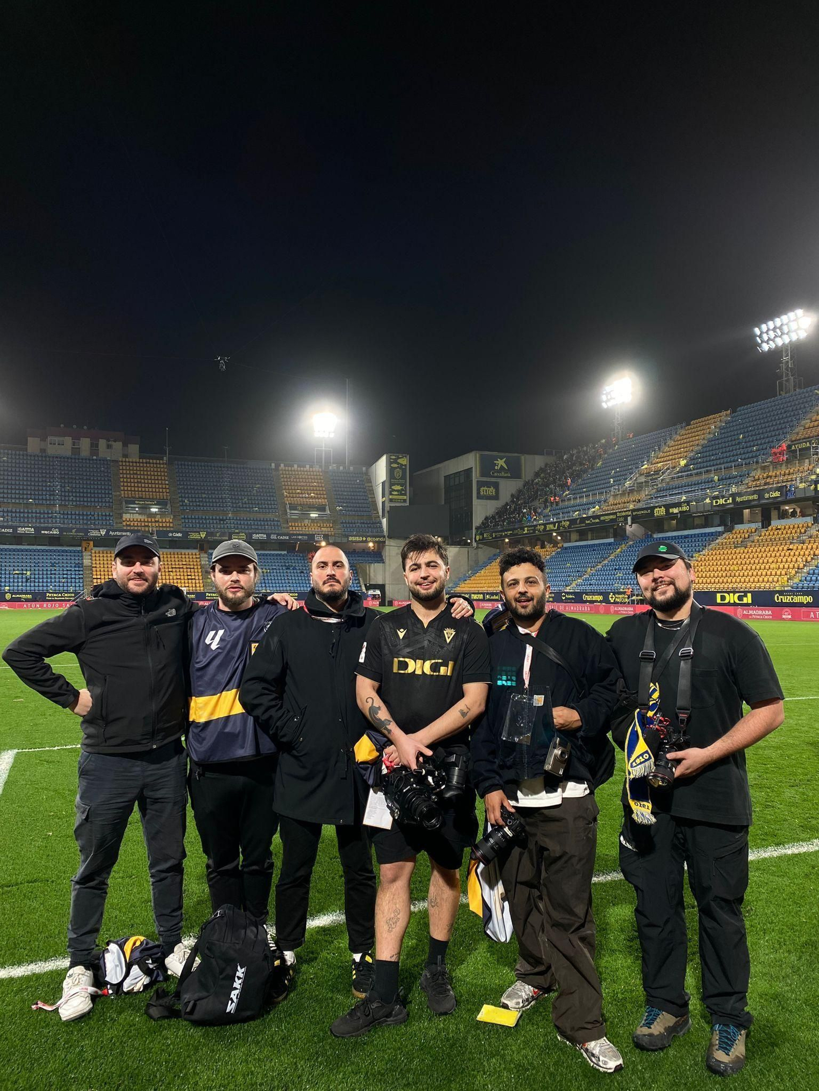 El equipo de COPA90, durante su estancia en Cádiz.