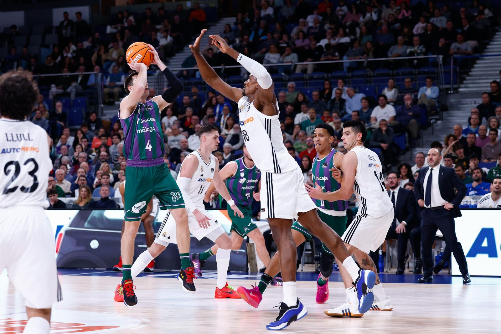 El Real Madrid-Unicaja, en fotos