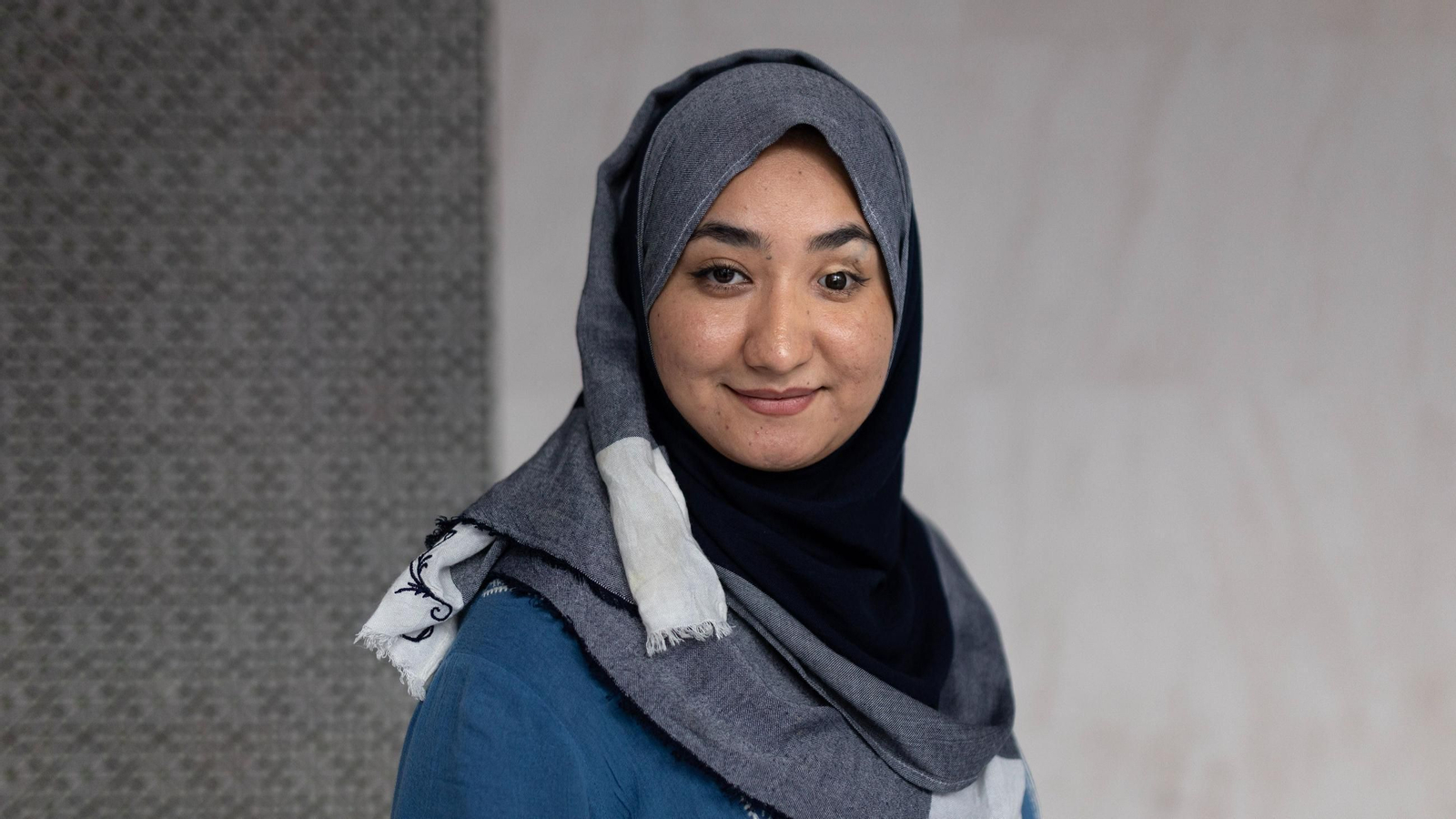 Fatima Amiri, refugiada afgana.