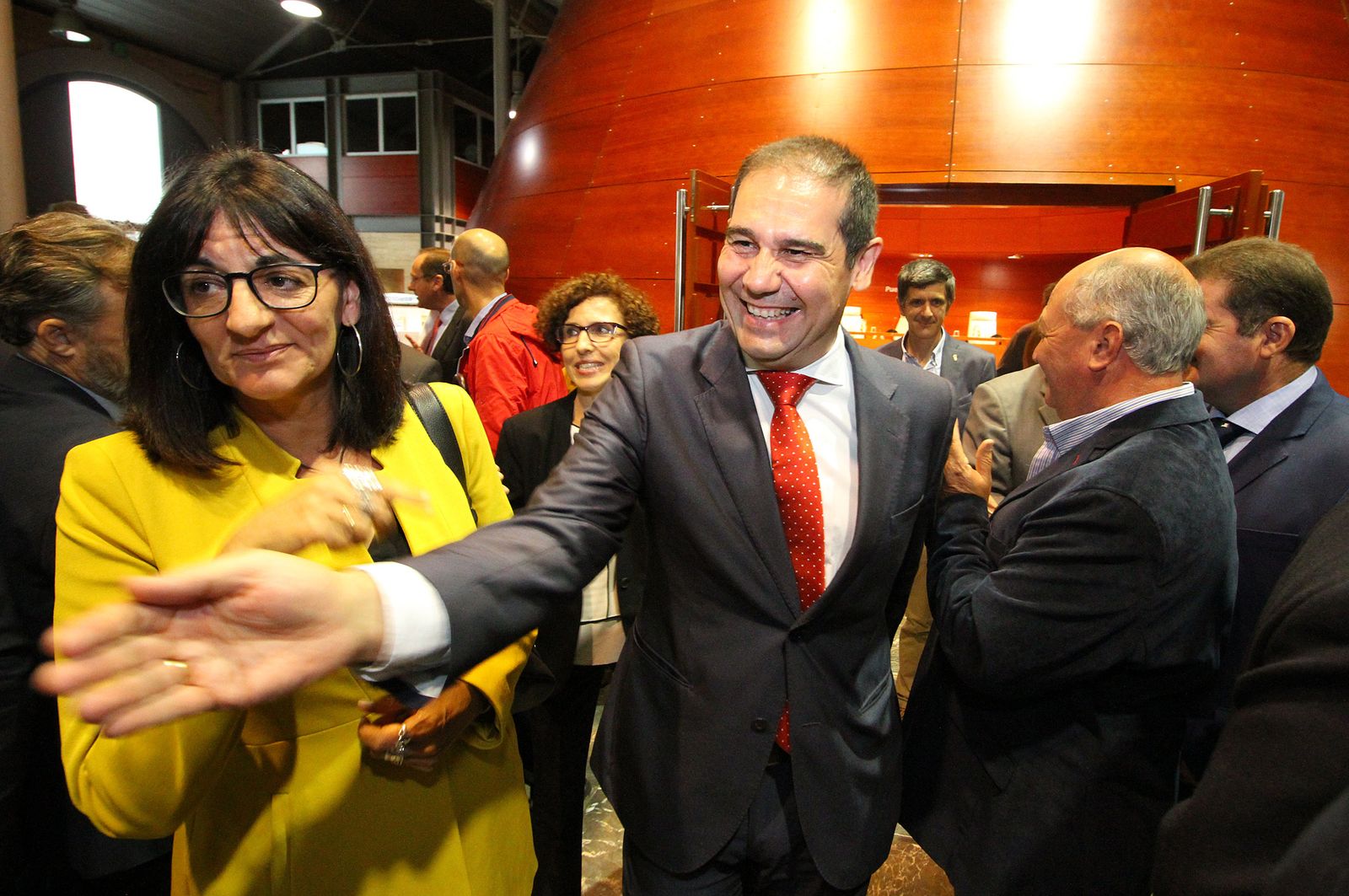 Imágenes de la toma de posesión del nuevo presidente del Puerto de Huelva, José Luis Ramos.