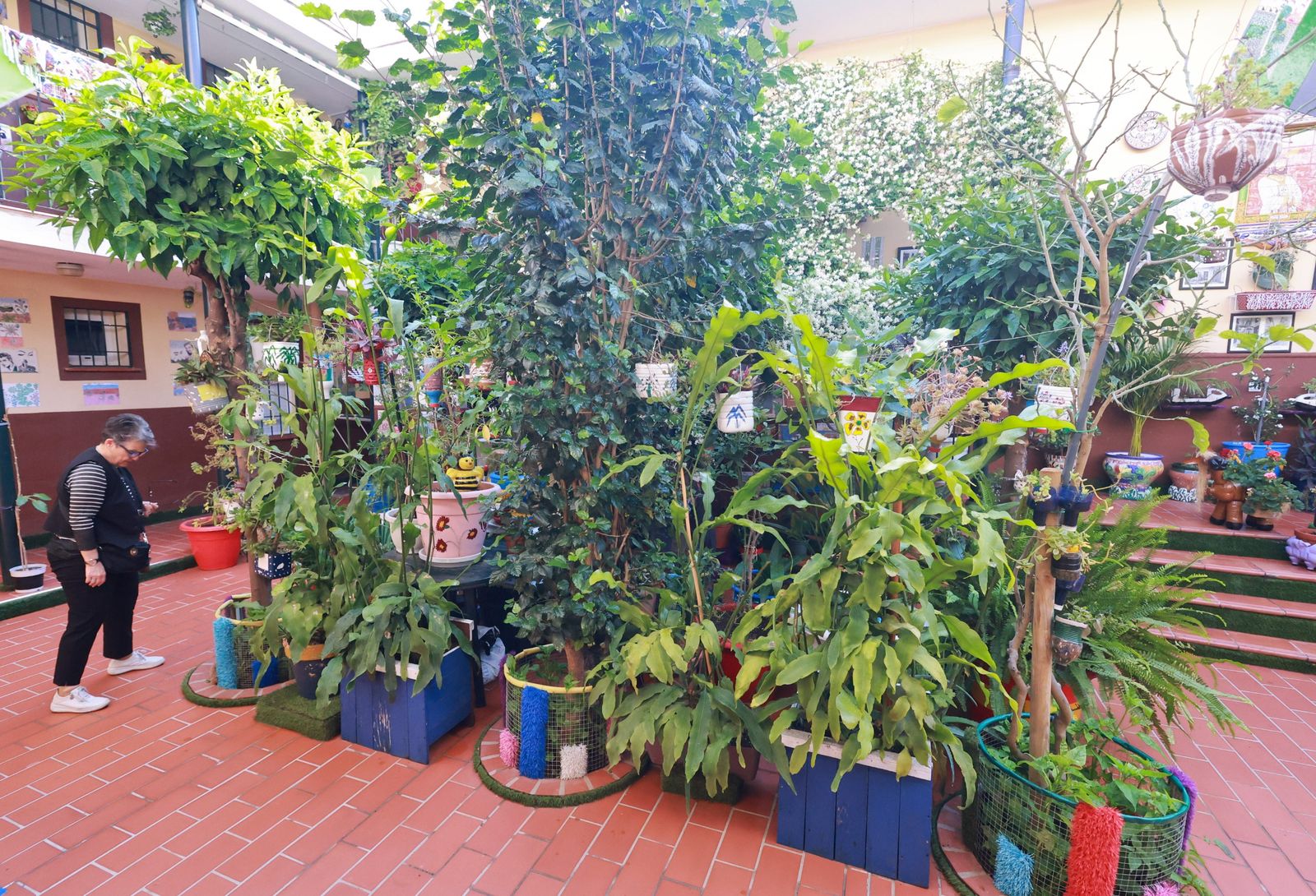 Los corralones de El Perchel y La Trinidad de Málaga, en fotografías