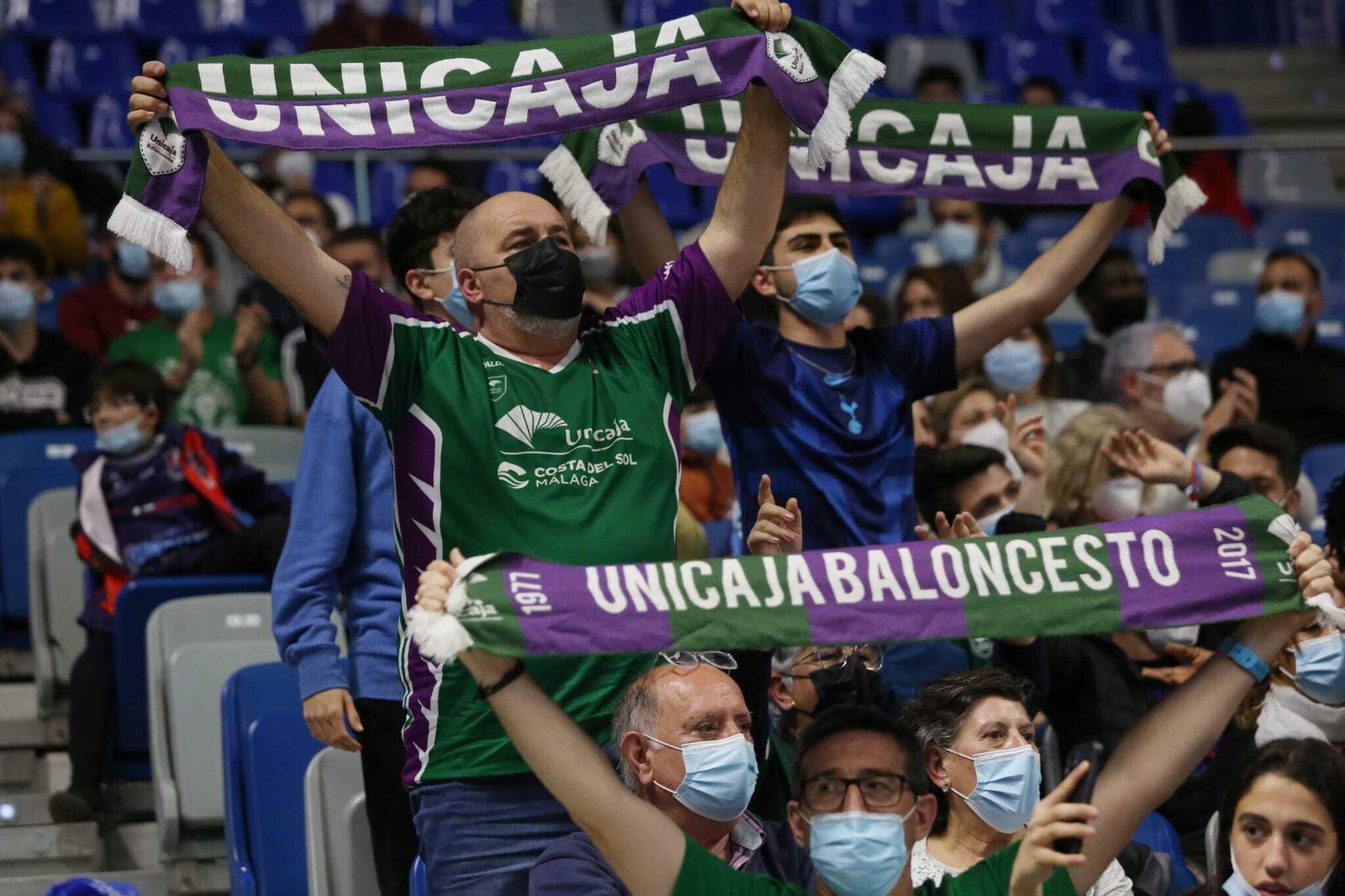 Las fotos del Unicaja-Surne Bilbao Básket