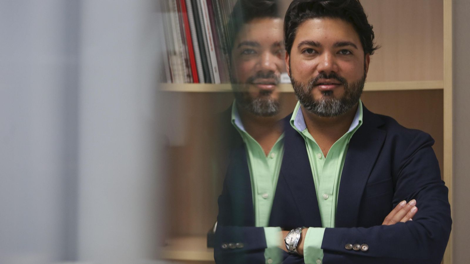 Ricardo Nandwani posa para esta entrevista.