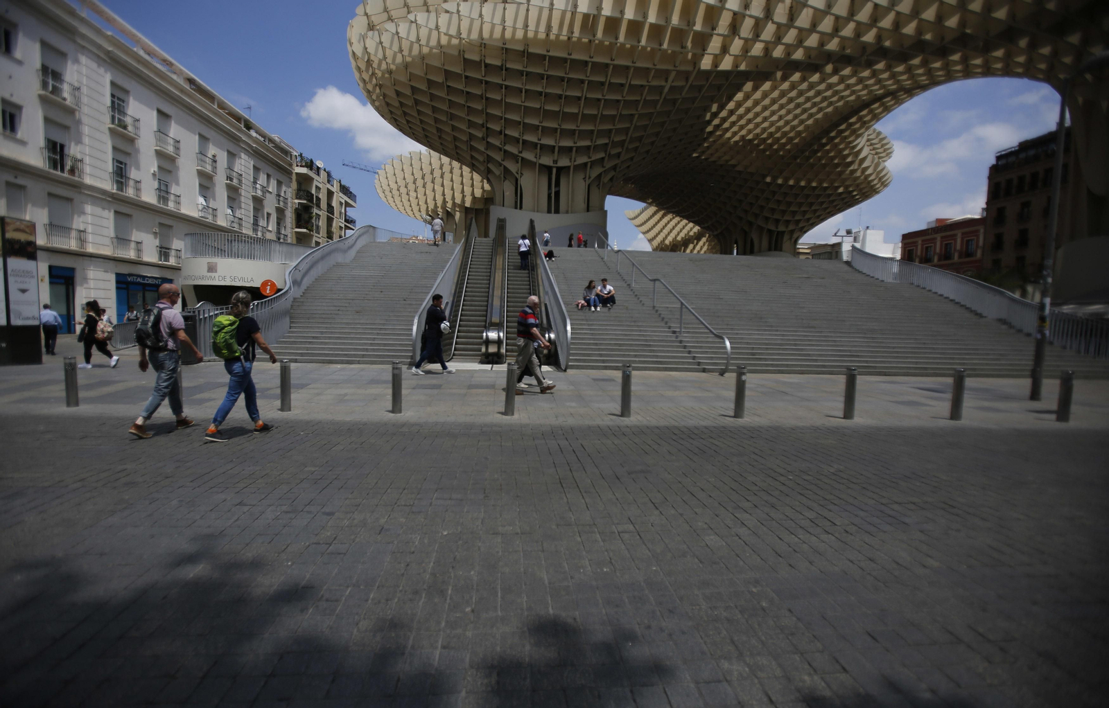 Las imágenes del eje peatonal en estudio: de la Encarnación a la Concordia
