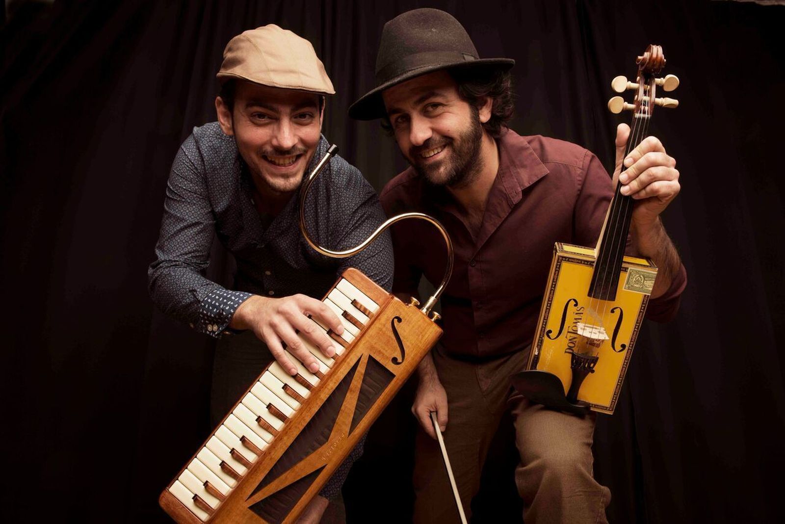 Jorge Arribas y Diego Galaz, componentes de Fetén Fetén.