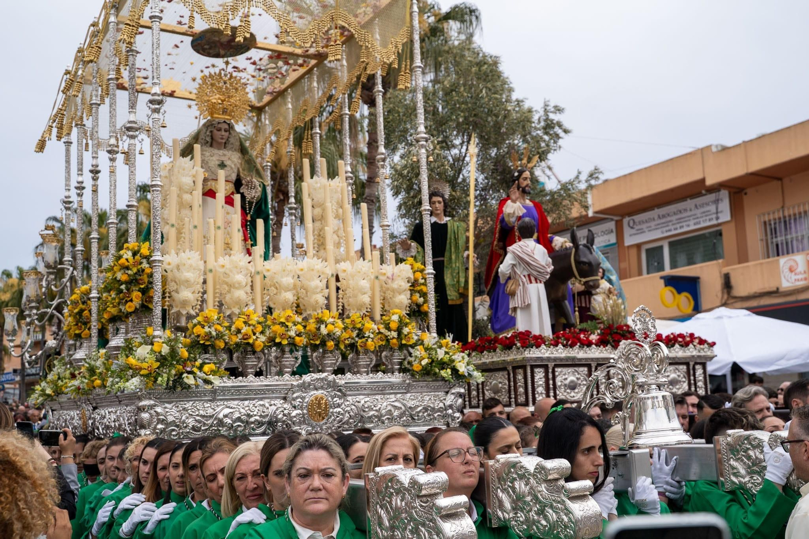 La Pollinica el Domingo de Ramos en Benalmádena, en imágenes