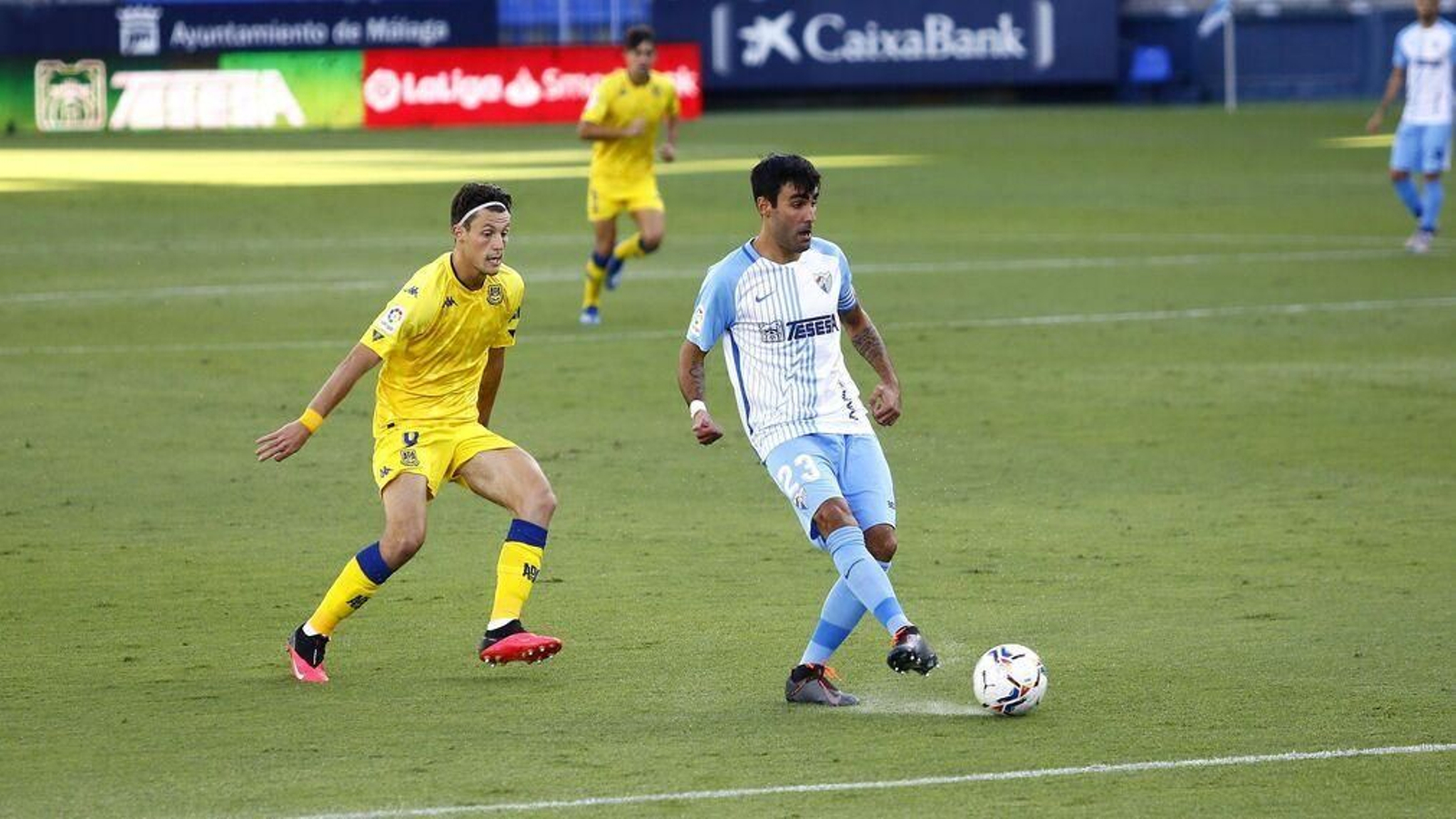 Alberto Escassi, durante el partido contra el Alcorcón.