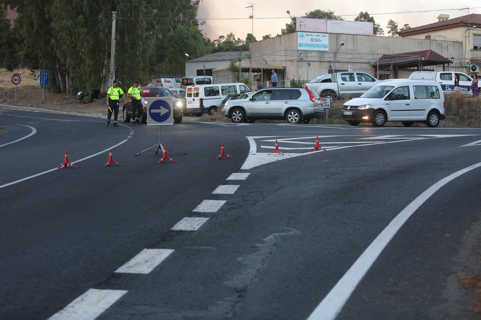 El incendio de Riotinto en imágenes