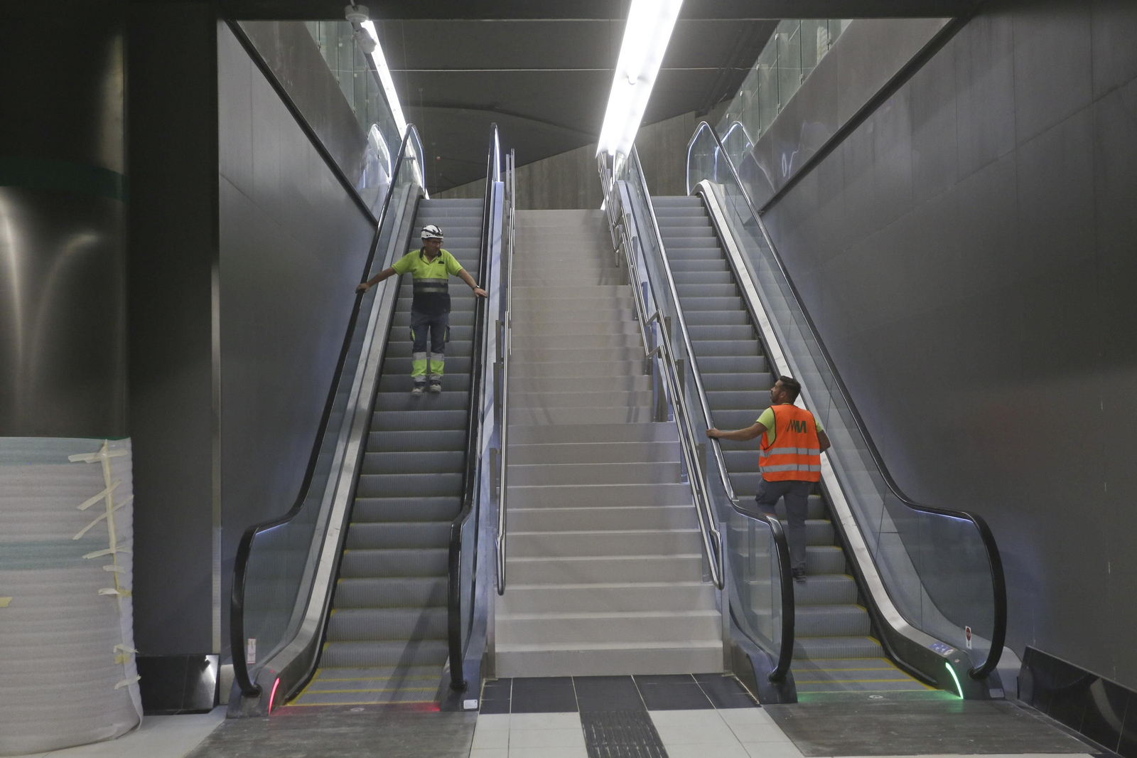 El Metro al Centro de Málaga: fotos de las estaciones Atarazanas y Guadalmedina El Metro al Centro de Málaga: fotos de las estaciones Atarazanas y Guadalmedina