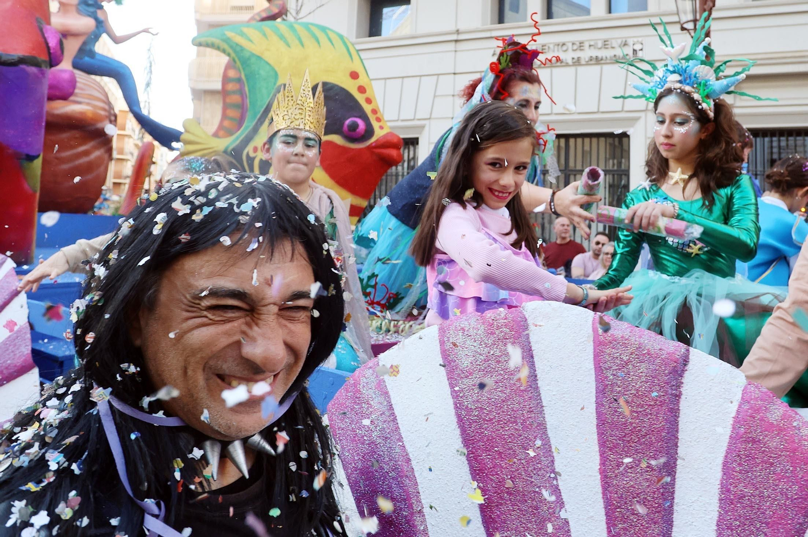 Imágenes de la cabalgata del Carnaval Colombino 2024