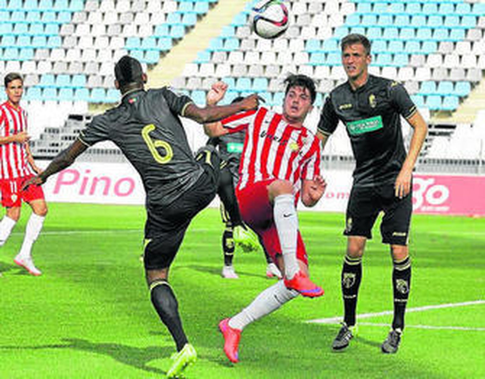 Rubén Díaz, en el encuentro en el que hizo dos tantos.