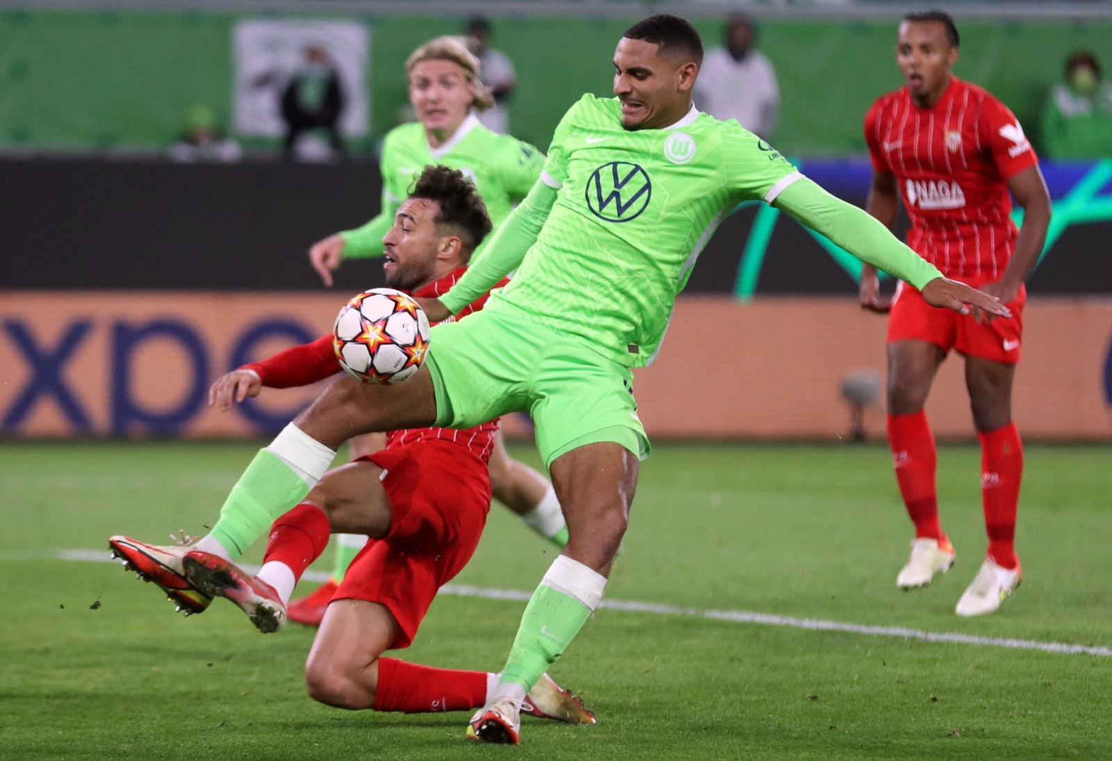 Las imágenes del Wolfsburgo-Sevilla